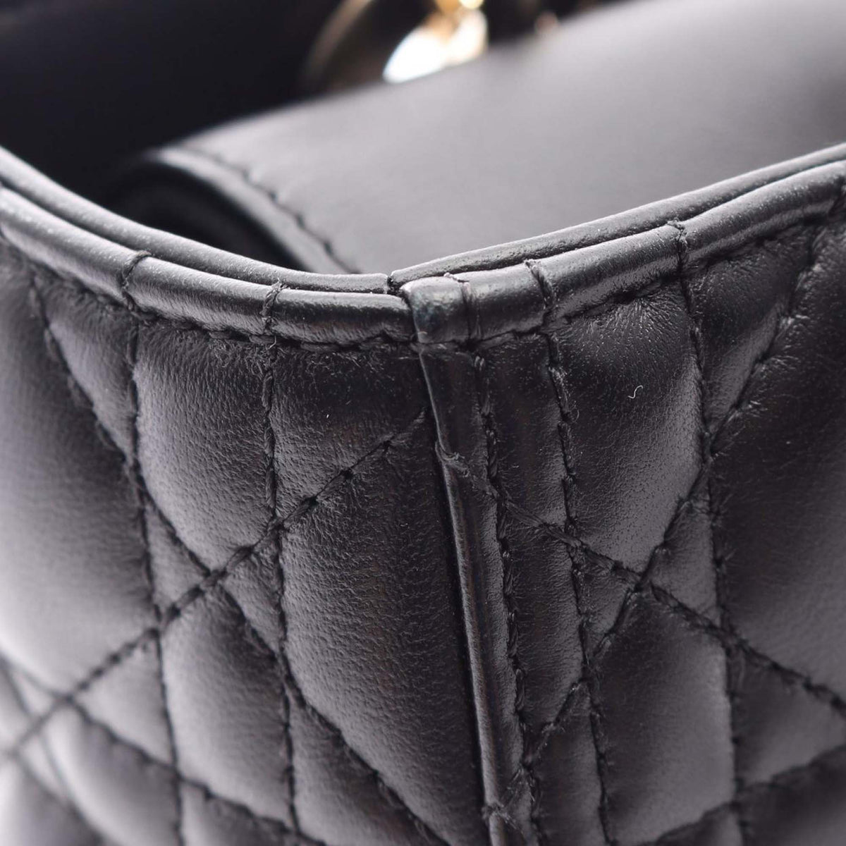 Dior Medium Lambskin Cannage Lady Dior