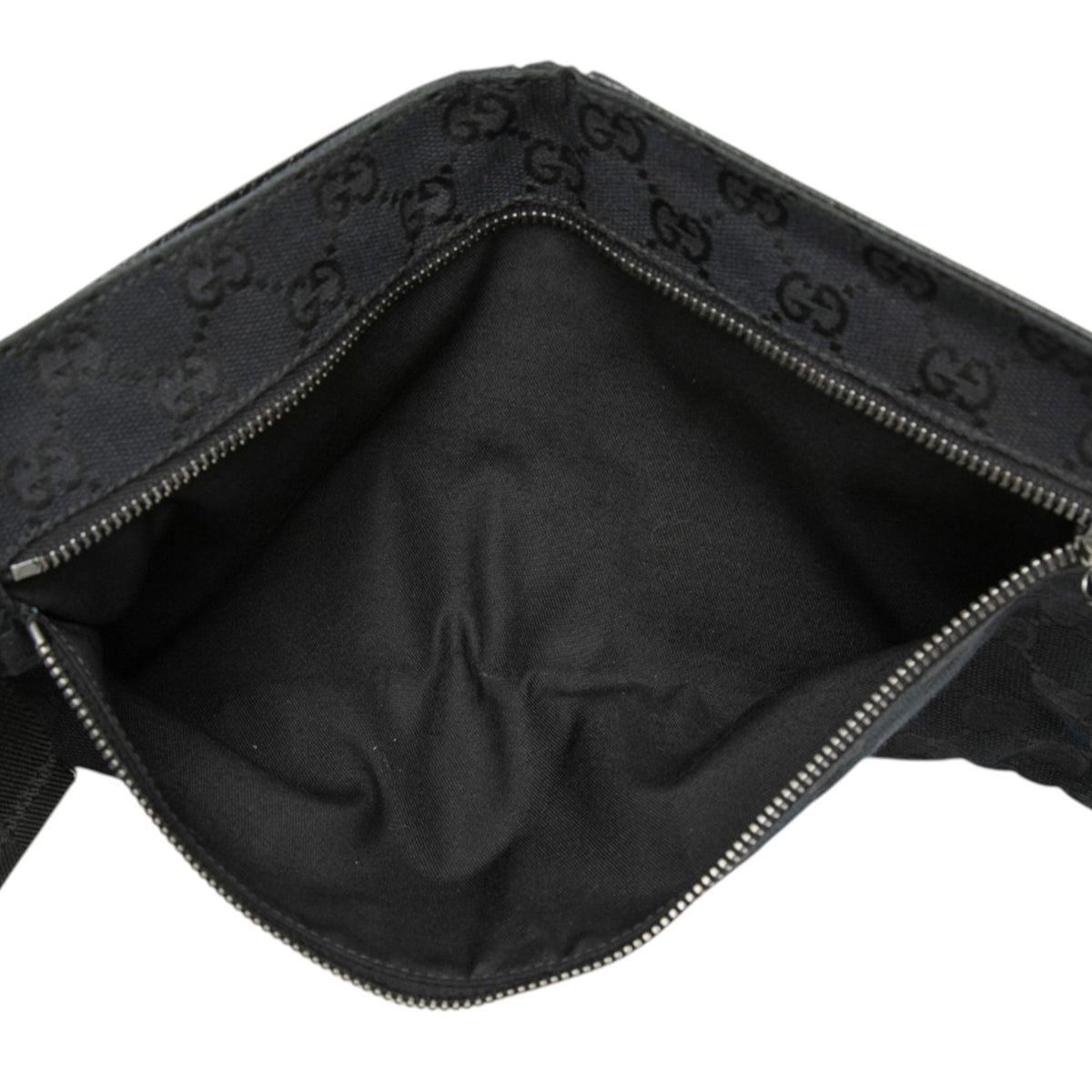 Gucci GG Canvas Double Pocket Belt Bag