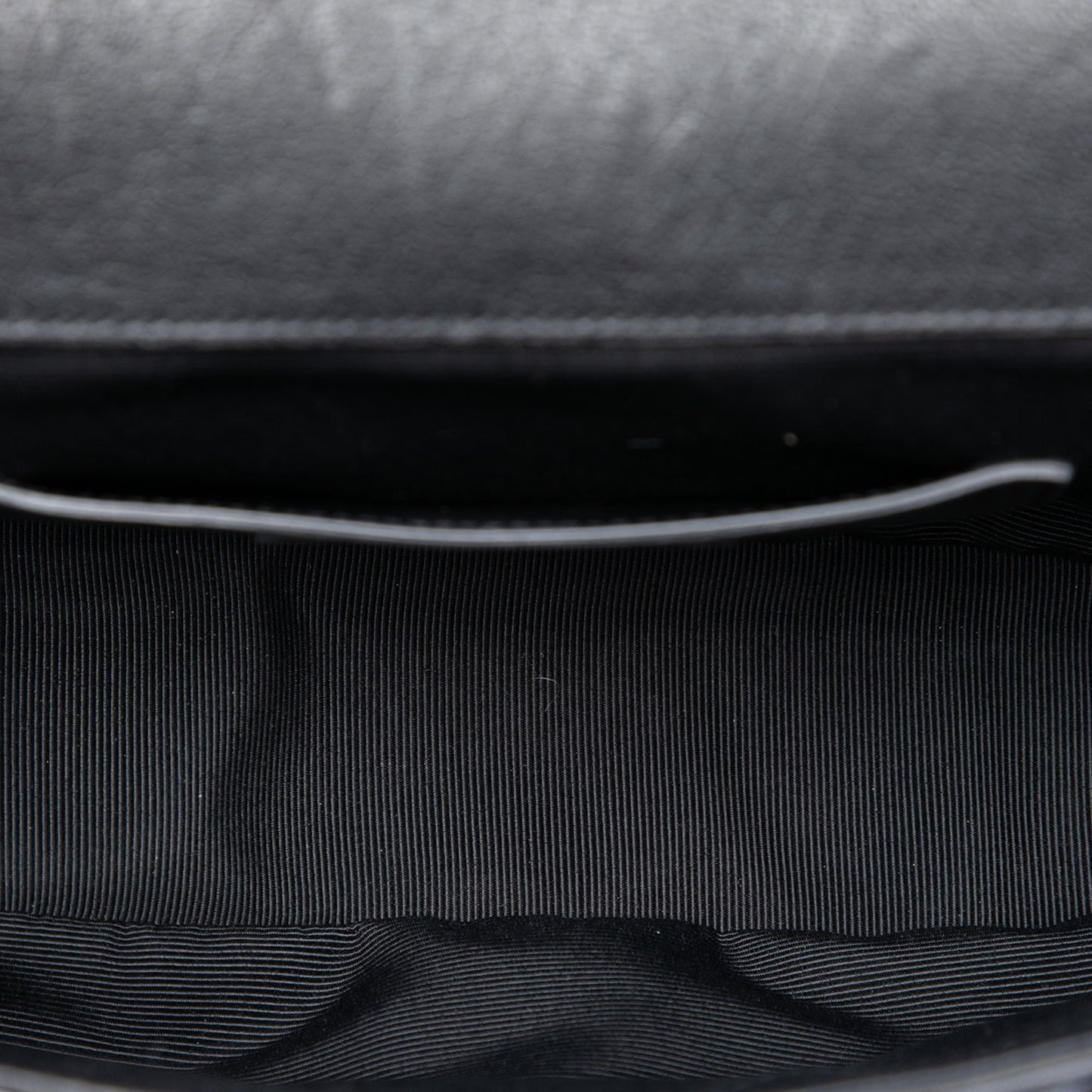 Saint Laurent Medium Chevron Sheepskin Monogram College Punk Shoulder Bag