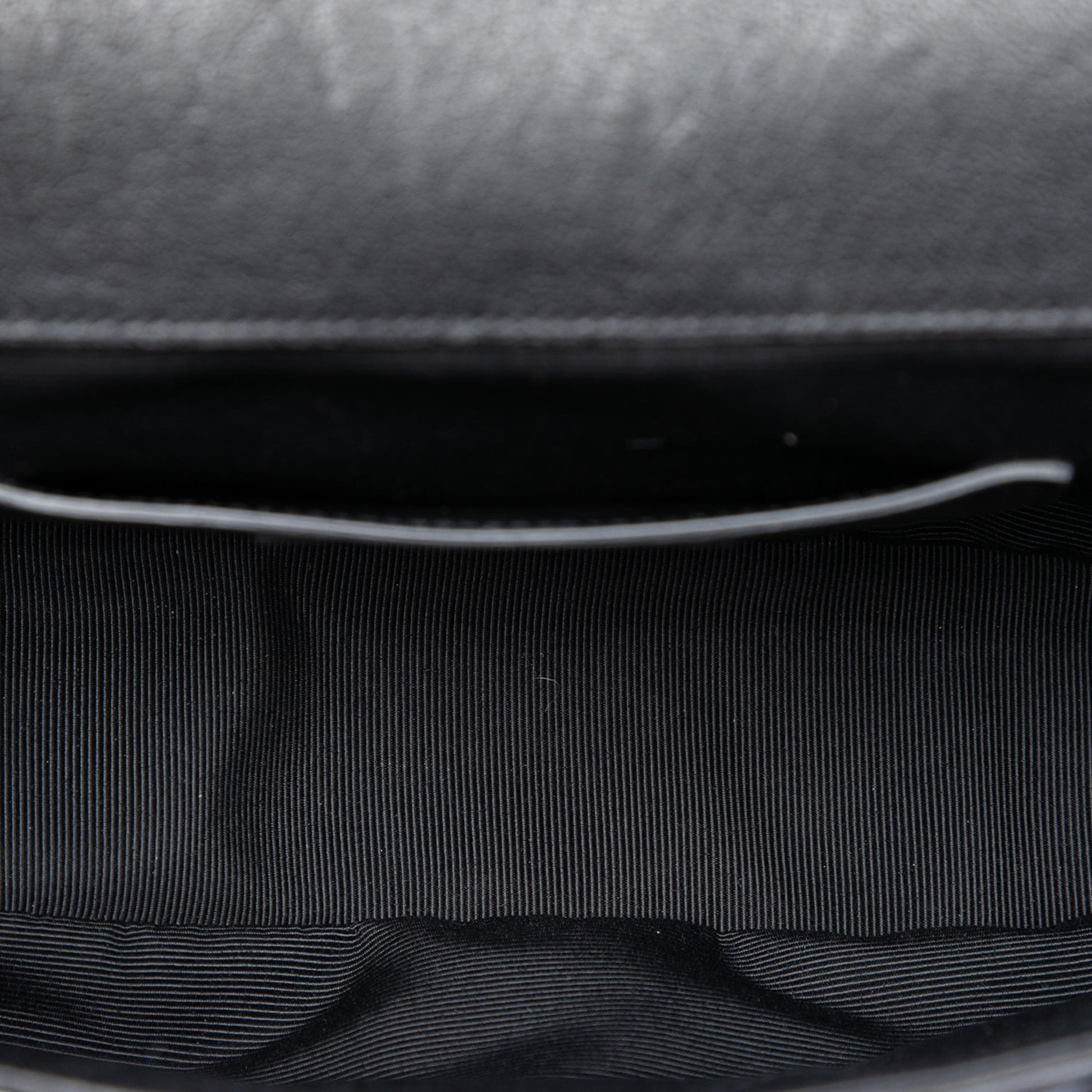 Saint Laurent Medium Chevron Sheepskin Monogram College Punk Shoulder Bag