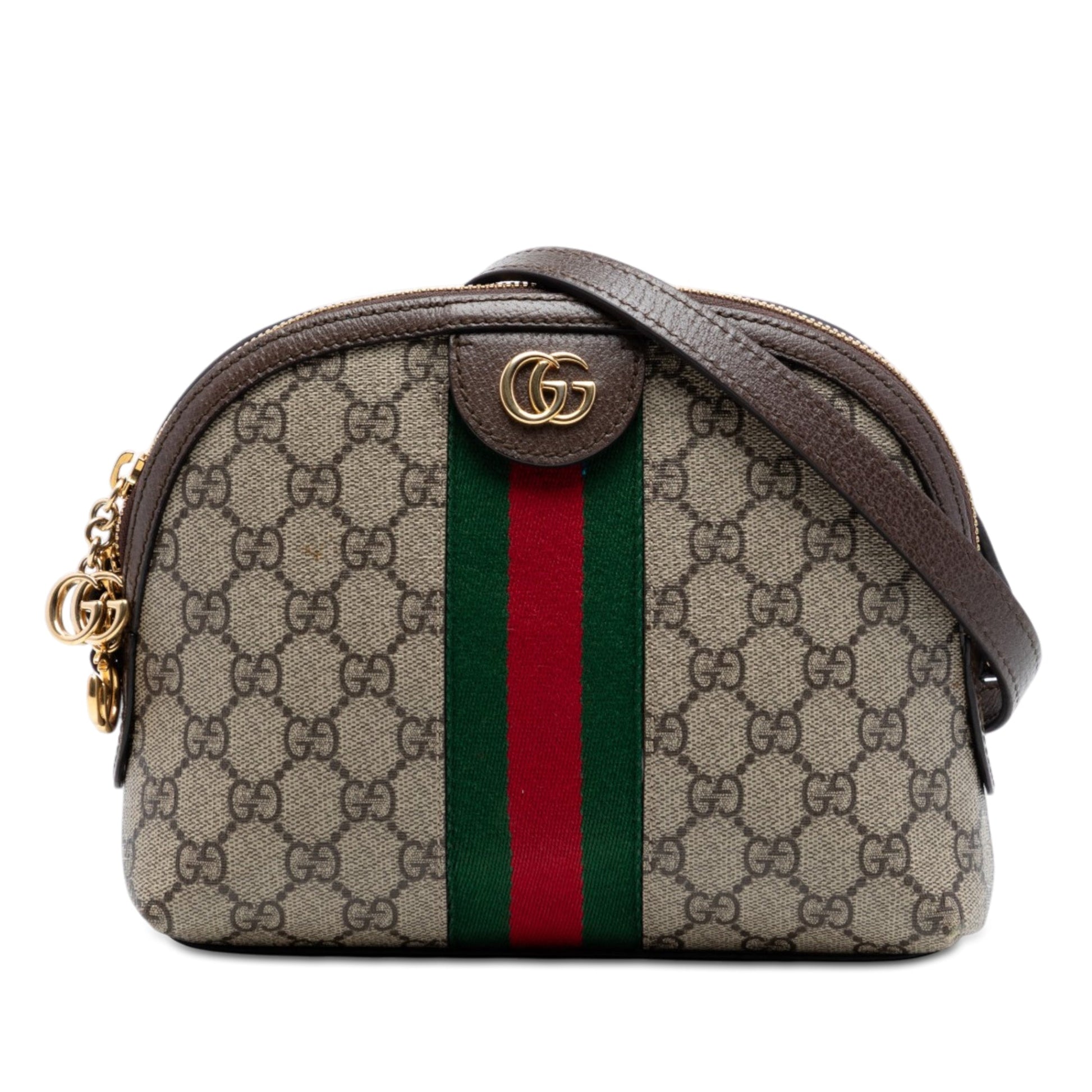 Gucci Small GG Supreme Web Ophidia Dome Crossbody