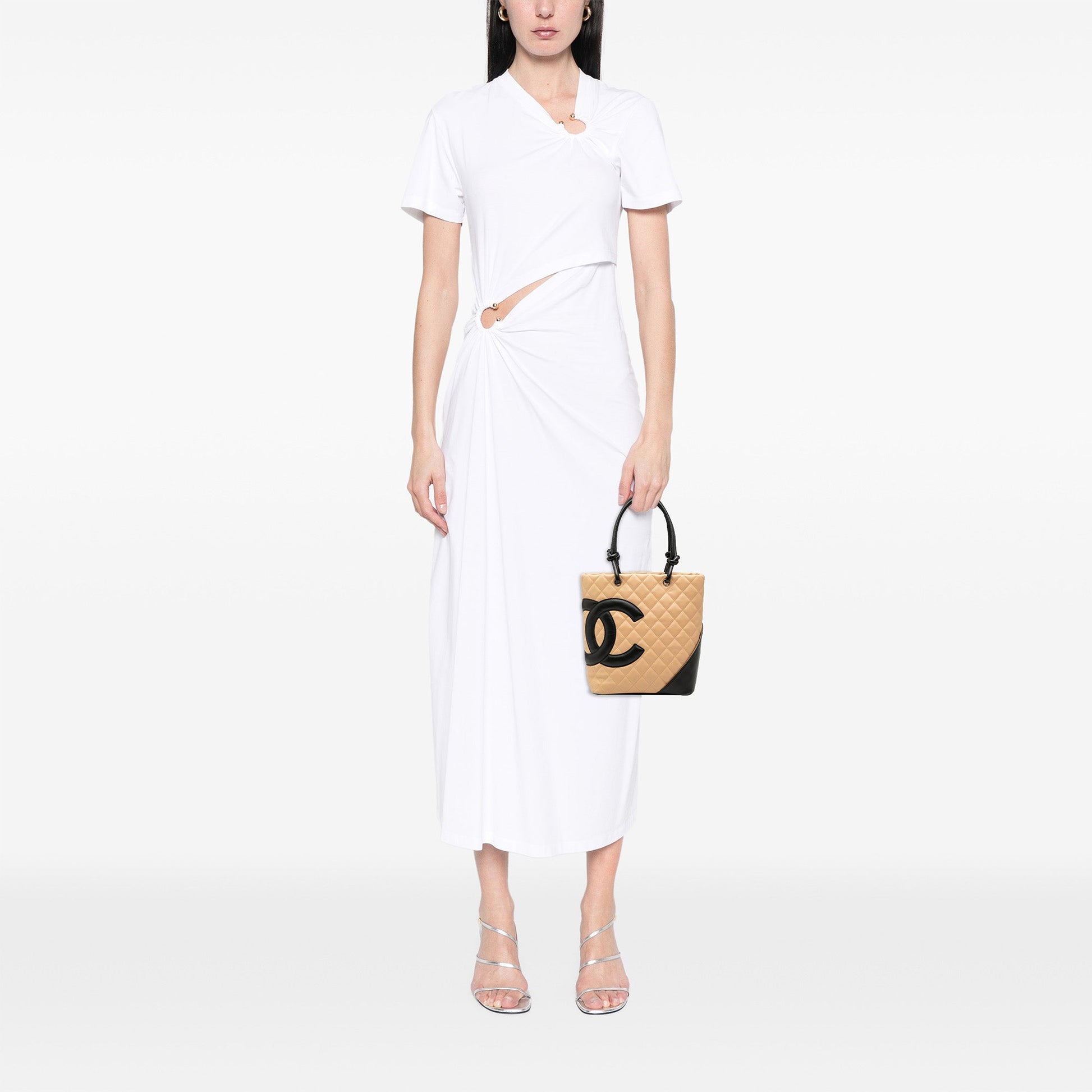 Medium Lambskin Cambon Ligne Tote