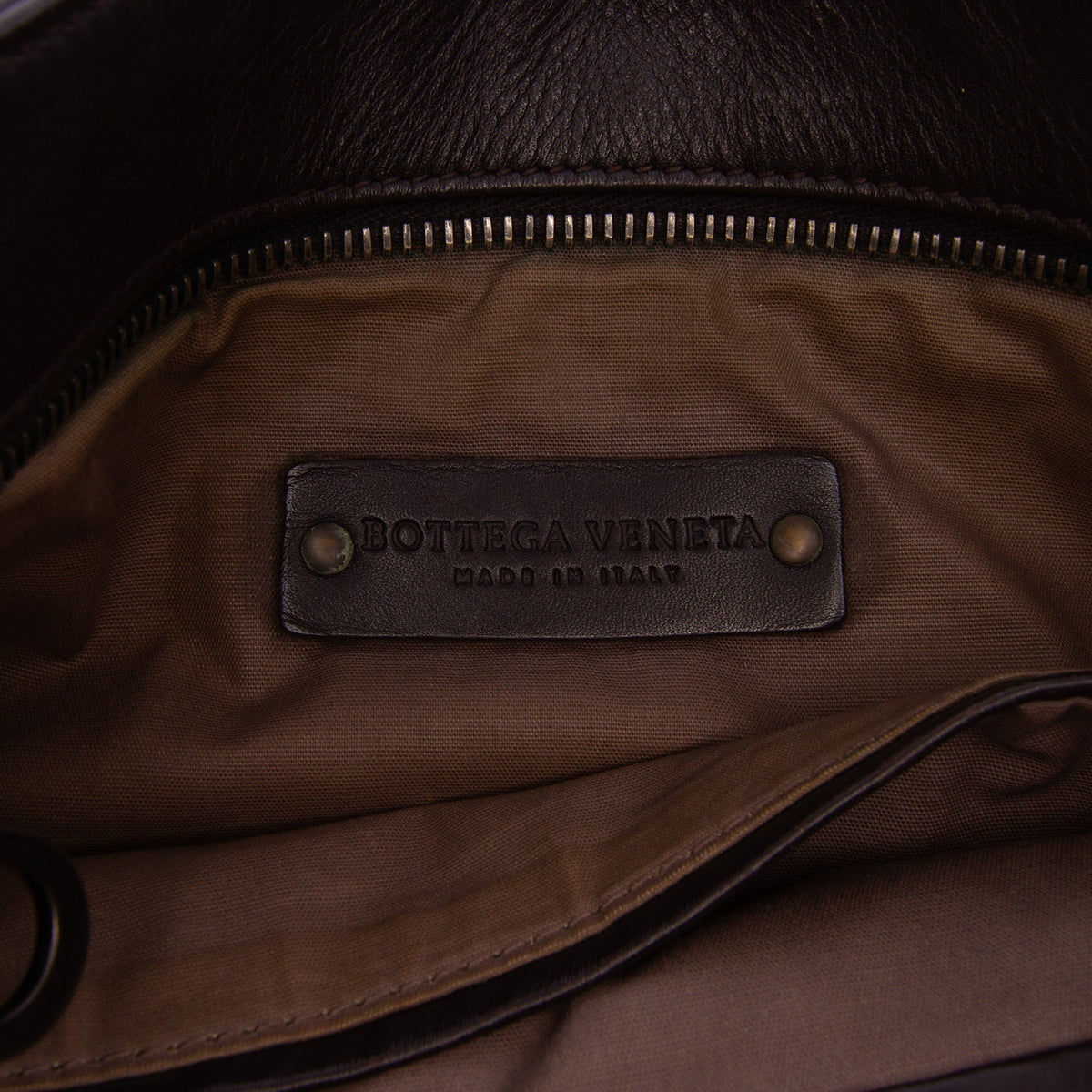 Bottega Veneta Nappa Intrecciato VN Crossbody — Brown