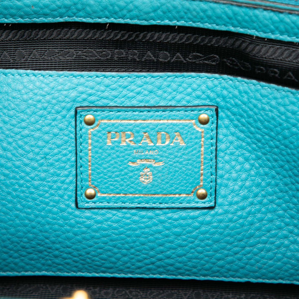 Prada Vitello Daino Open Convertible Tote