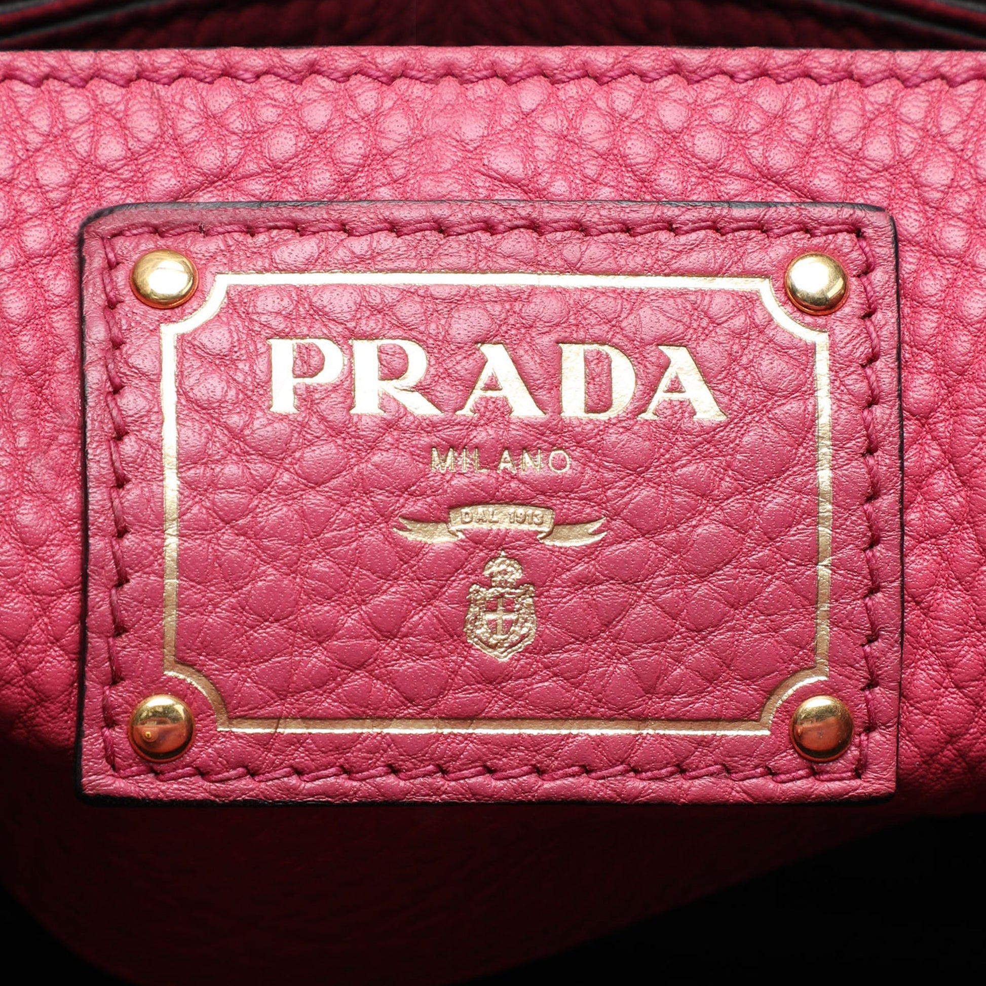 Prada Vitello Daino Open Convertible Tote
