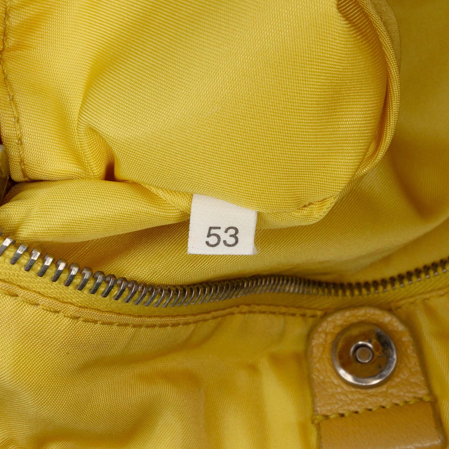 Prada Vitello Trimmed Canvas Canapa Tote
