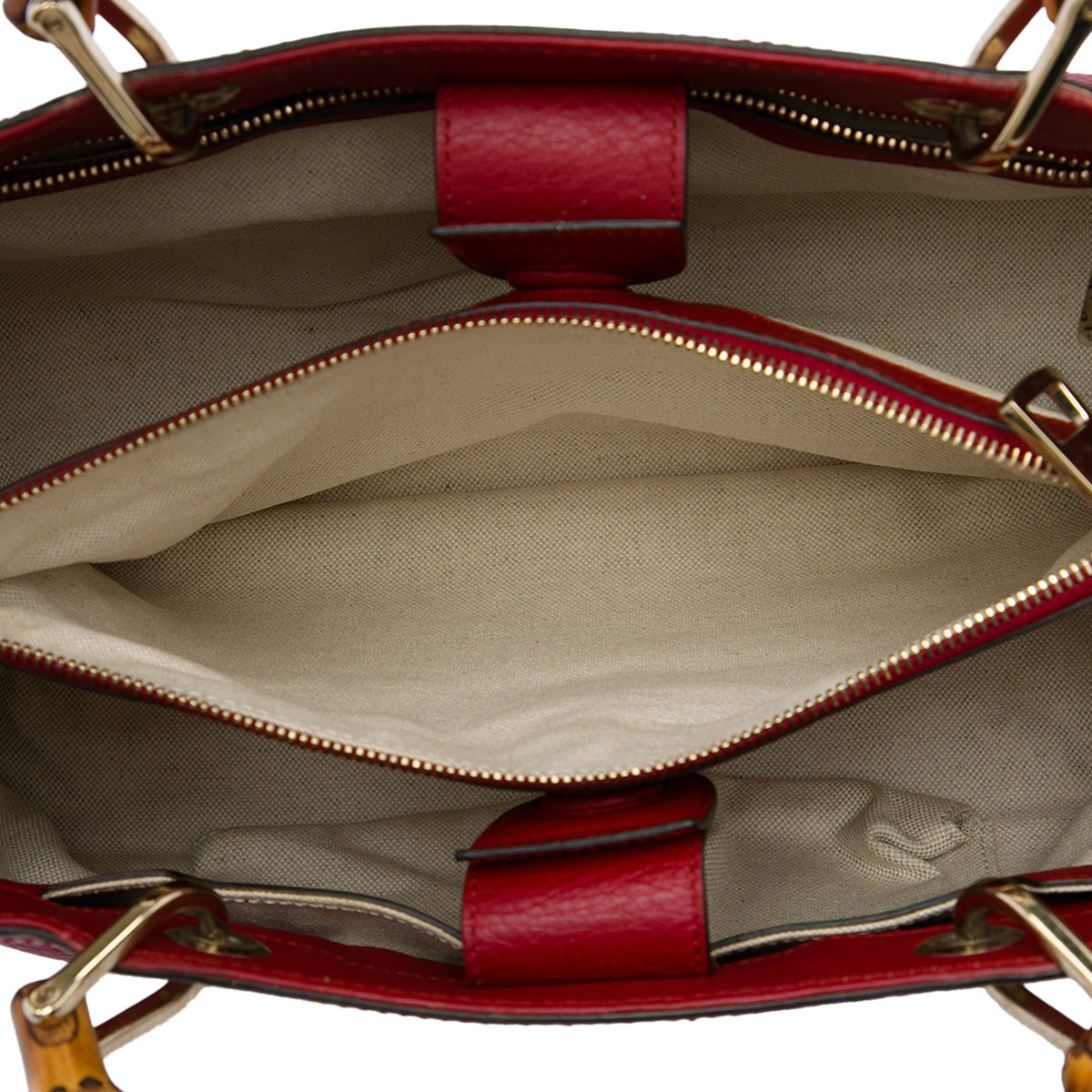 Gucci Medium Calfskin Bamboo Shopper Satchel