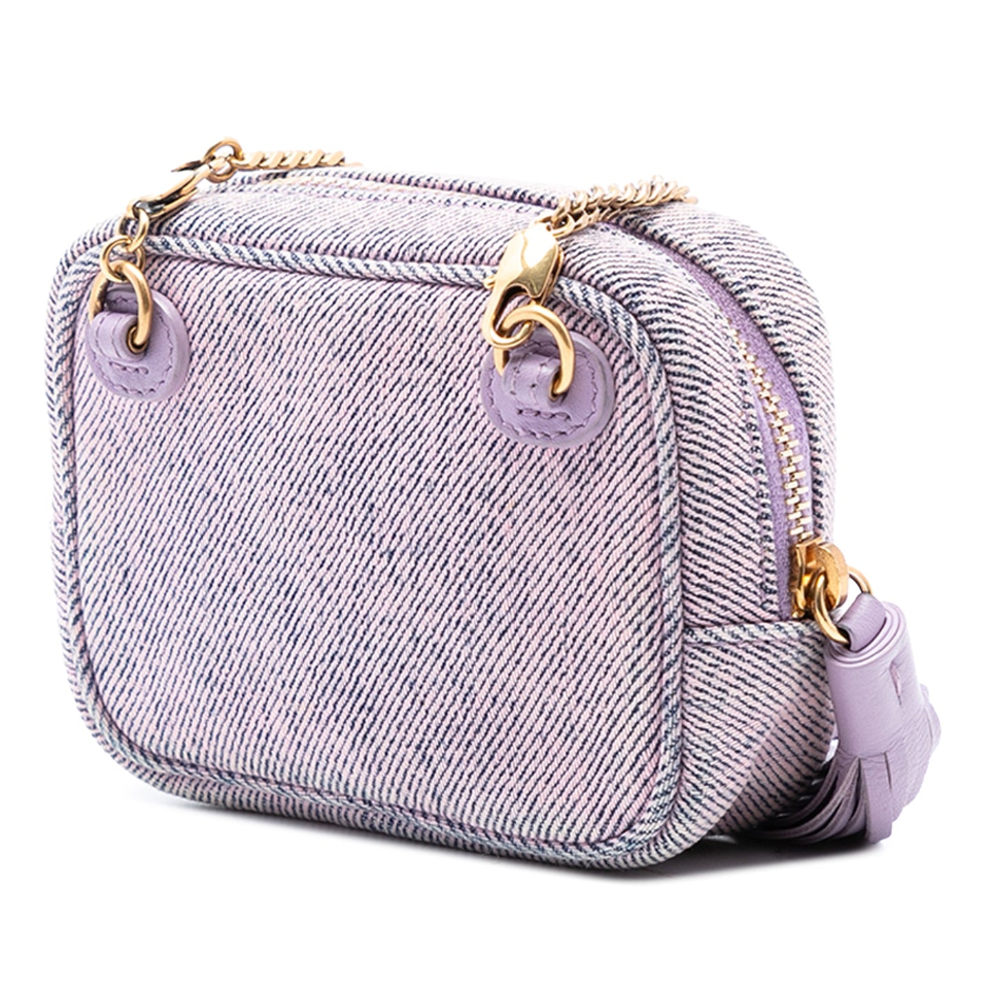 Saint Laurent Baby Matelasse Denim Monogram Lou Camera Bag