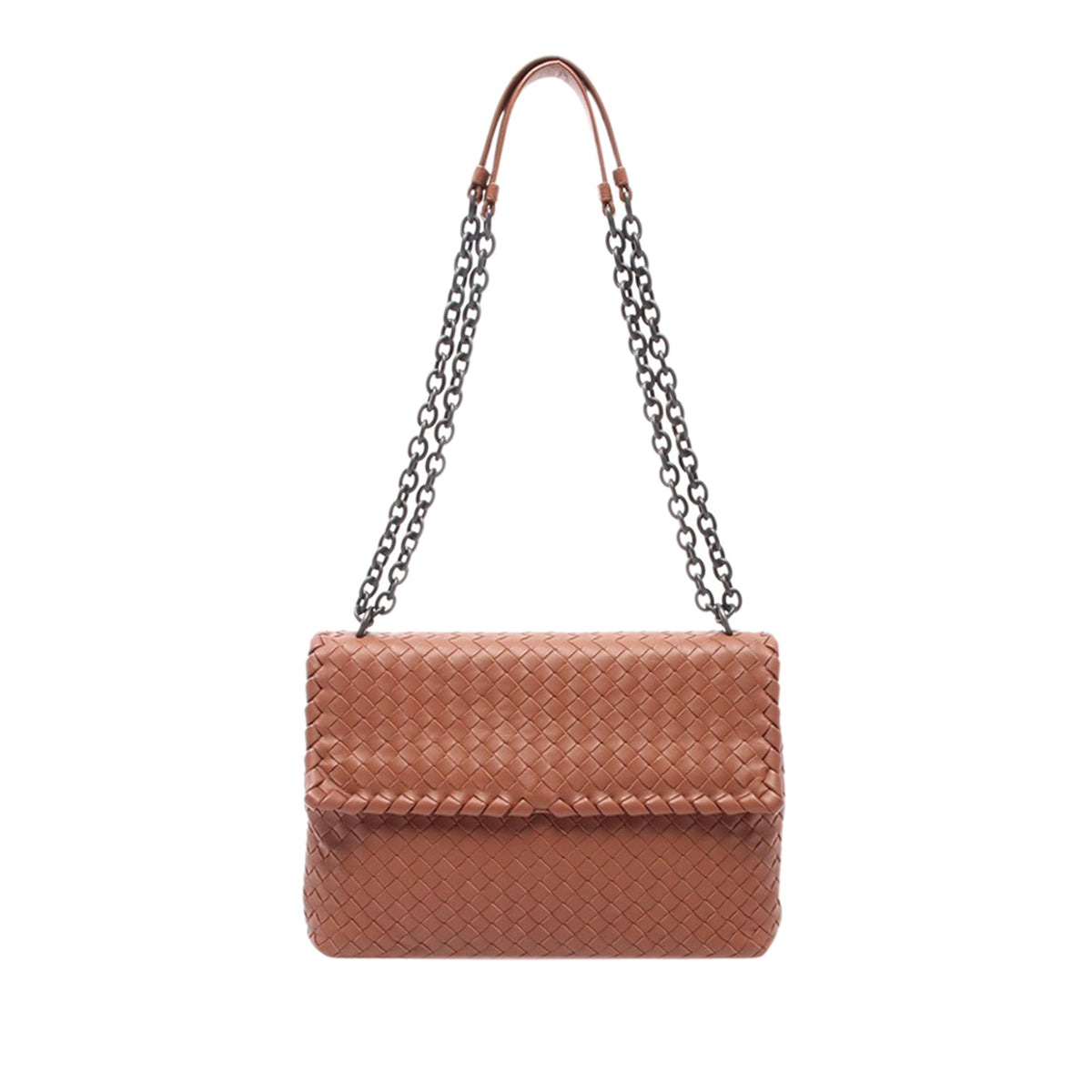 Bottega Veneta Intrecciato Olimpia — Brown