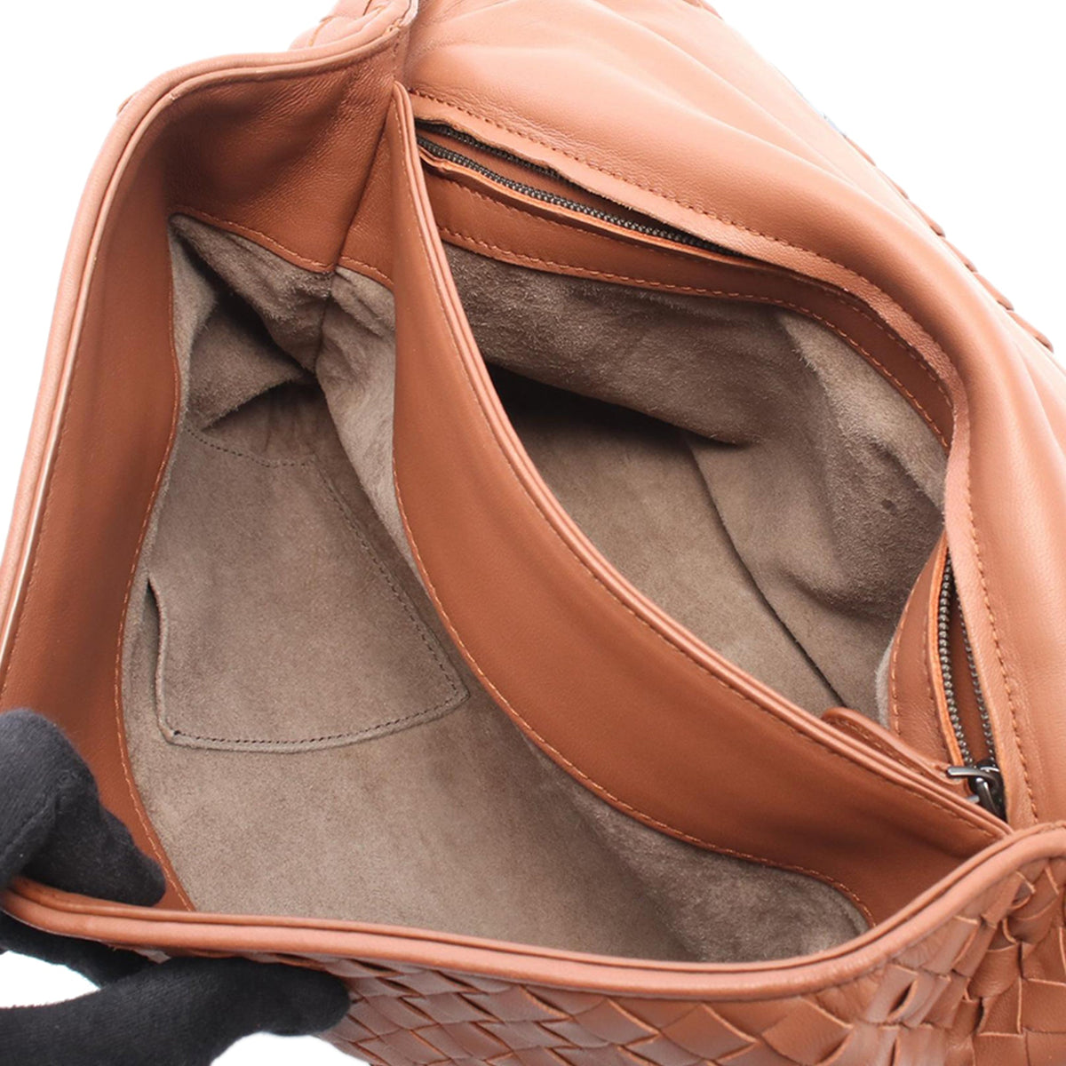 Bottega Veneta Intrecciato Olimpia — Brown