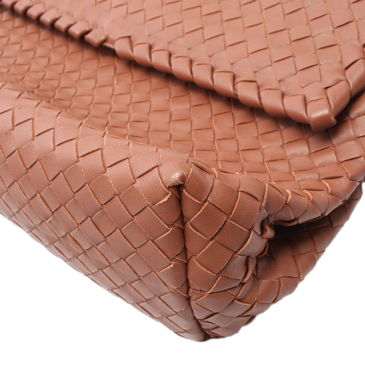 Bottega Veneta Intrecciato Olimpia — Brown