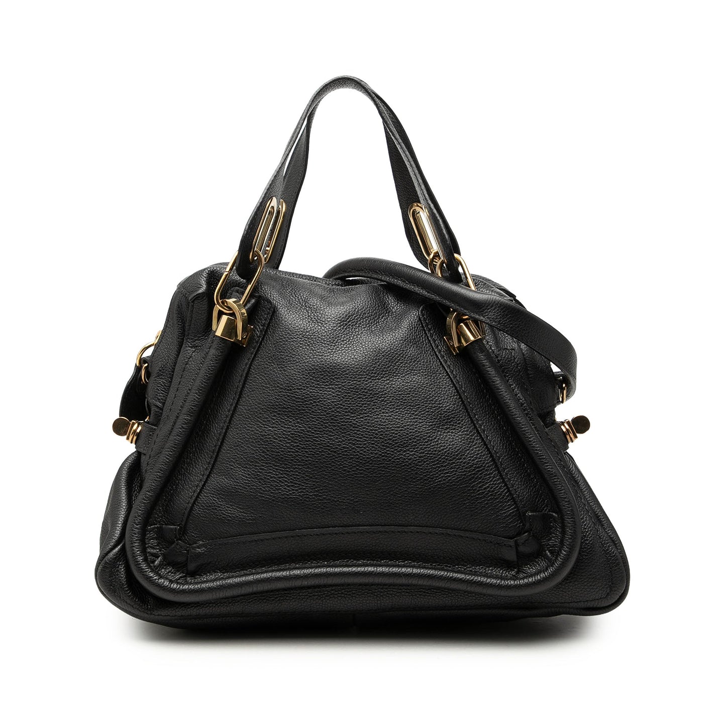 Chloé Medium Pebbled Leather Paraty Satchel