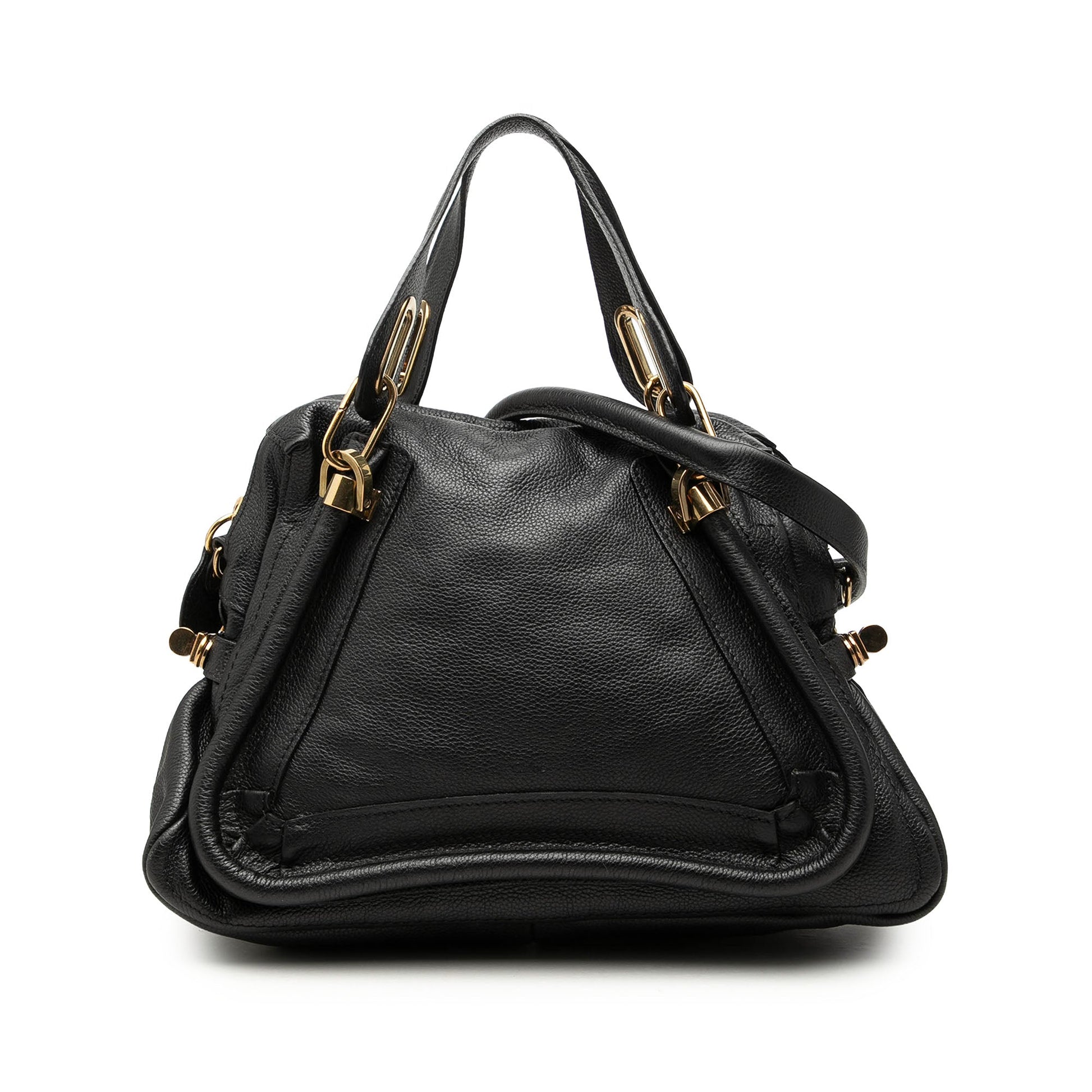 Chloé Medium Pebbled Leather Paraty Satchel