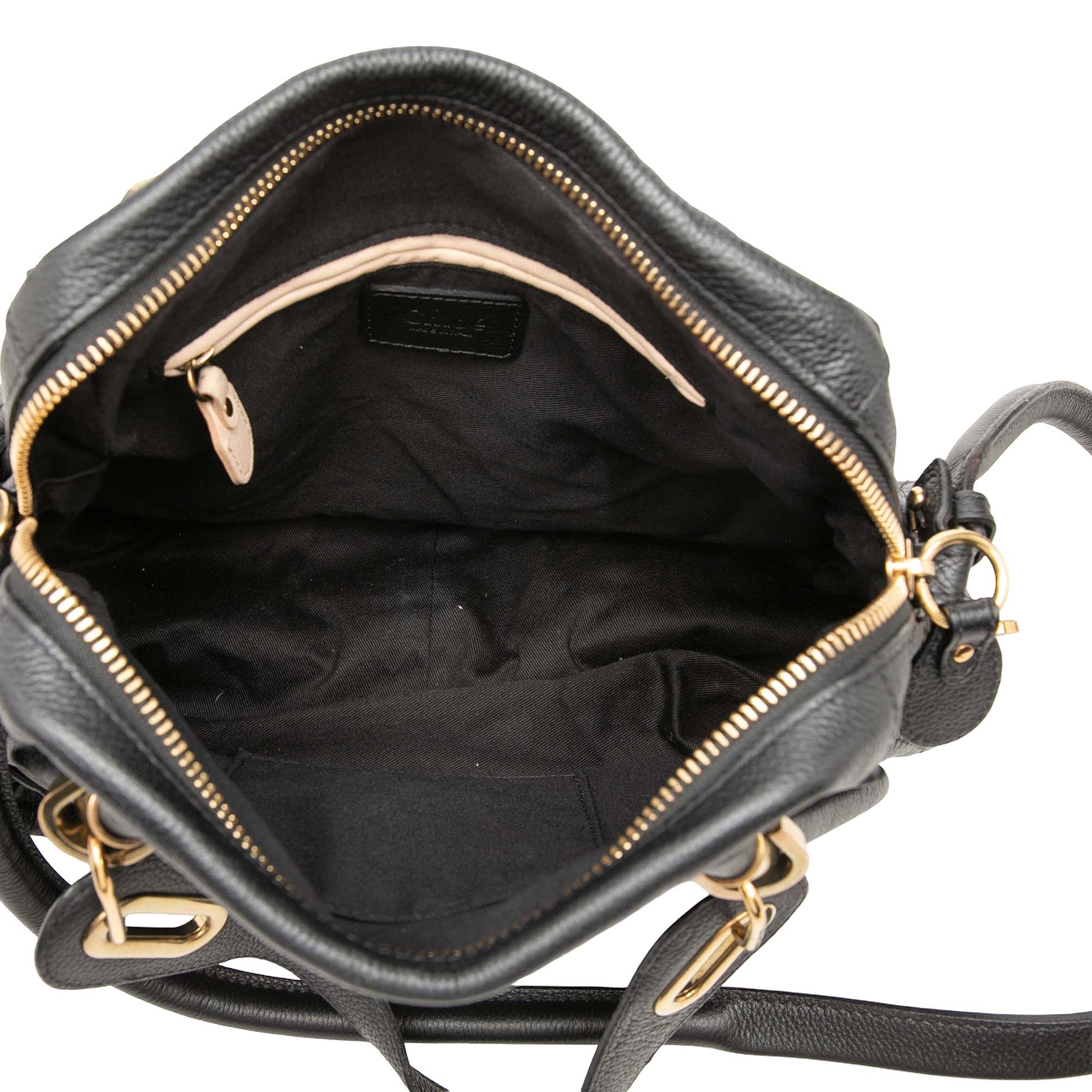 Chloé Medium Pebbled Leather Paraty Satchel