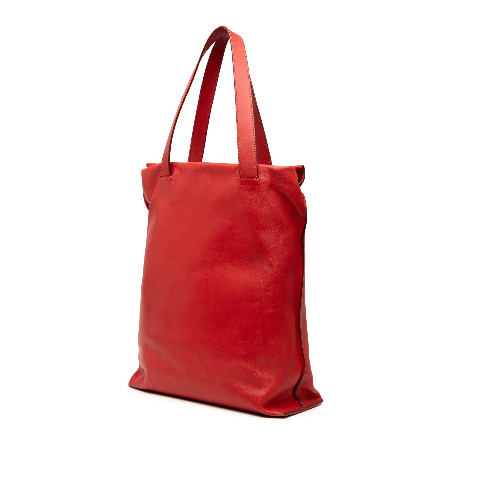 LOEWE Leather Anagram Shopper Tote