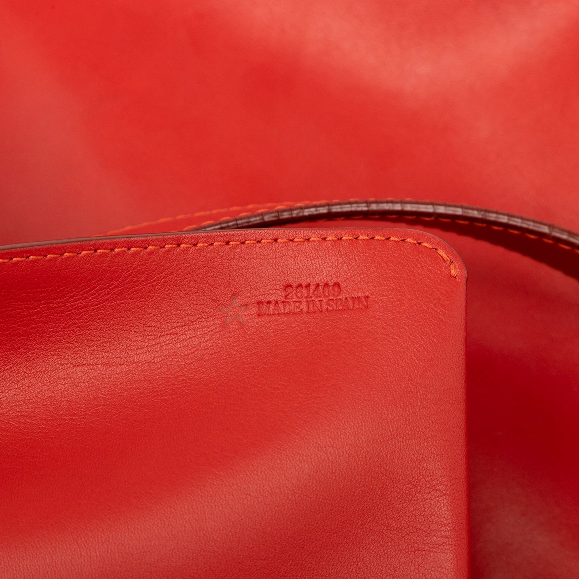 LOEWE Leather Anagram Shopper Tote