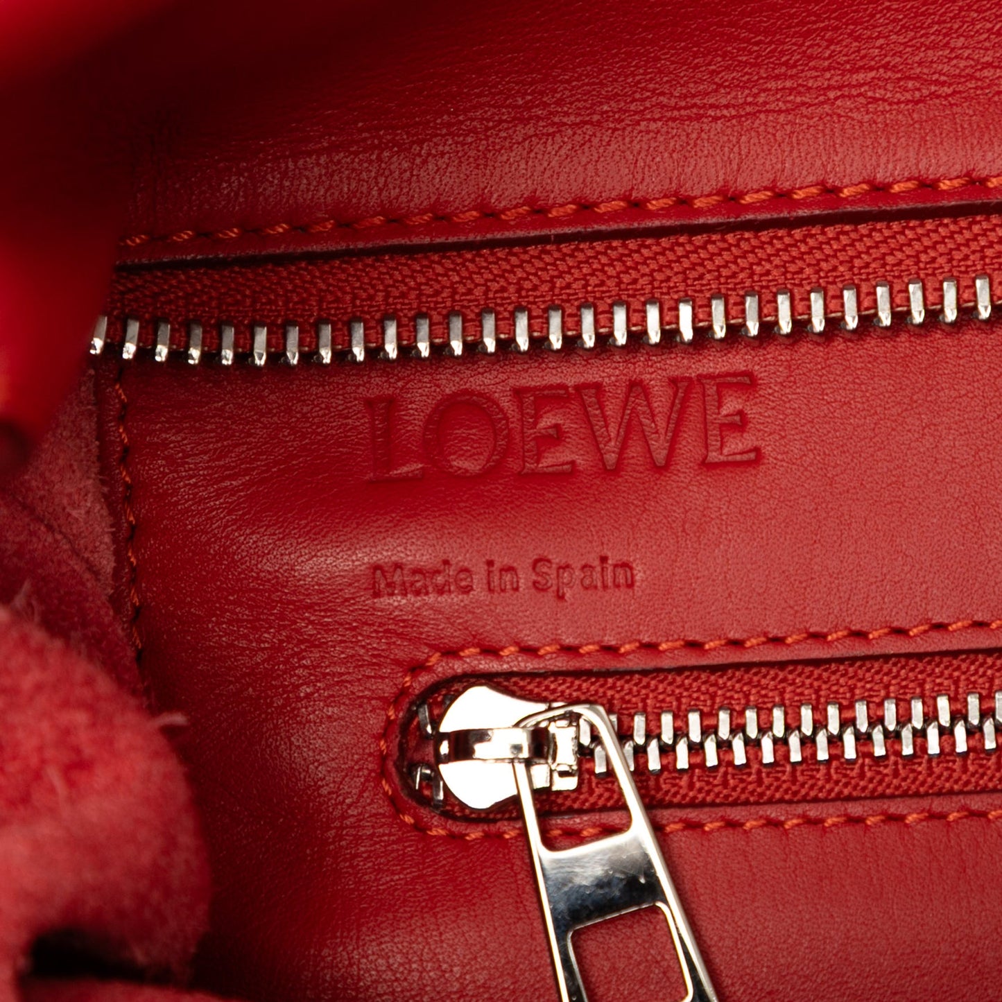 LOEWE Leather Anagram Shopper Tote