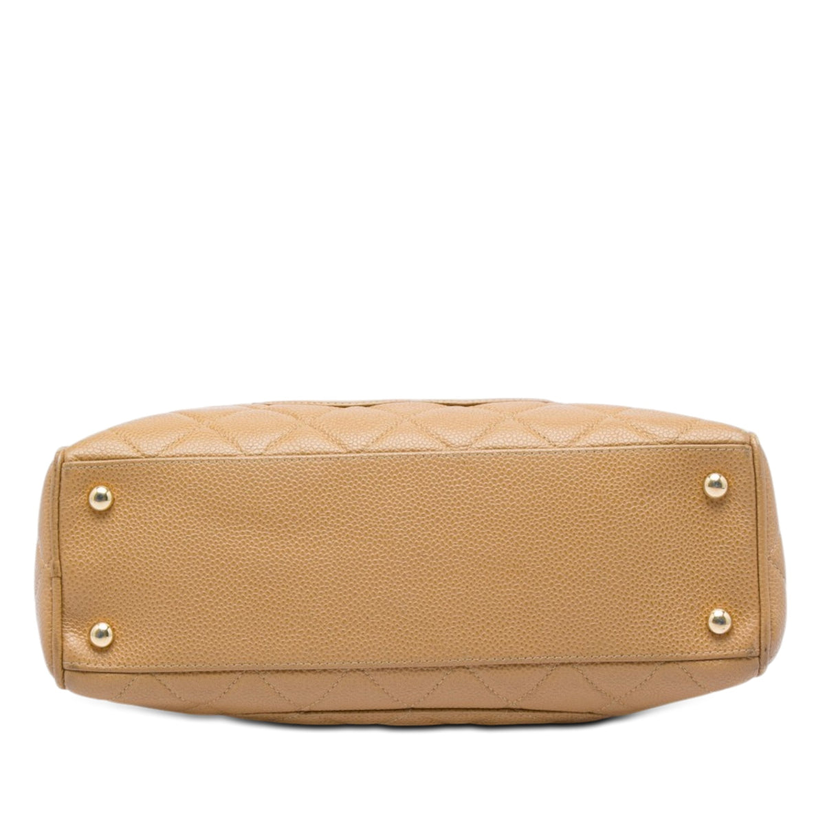 Chanel CC Quilted Caviar Bowling Bag