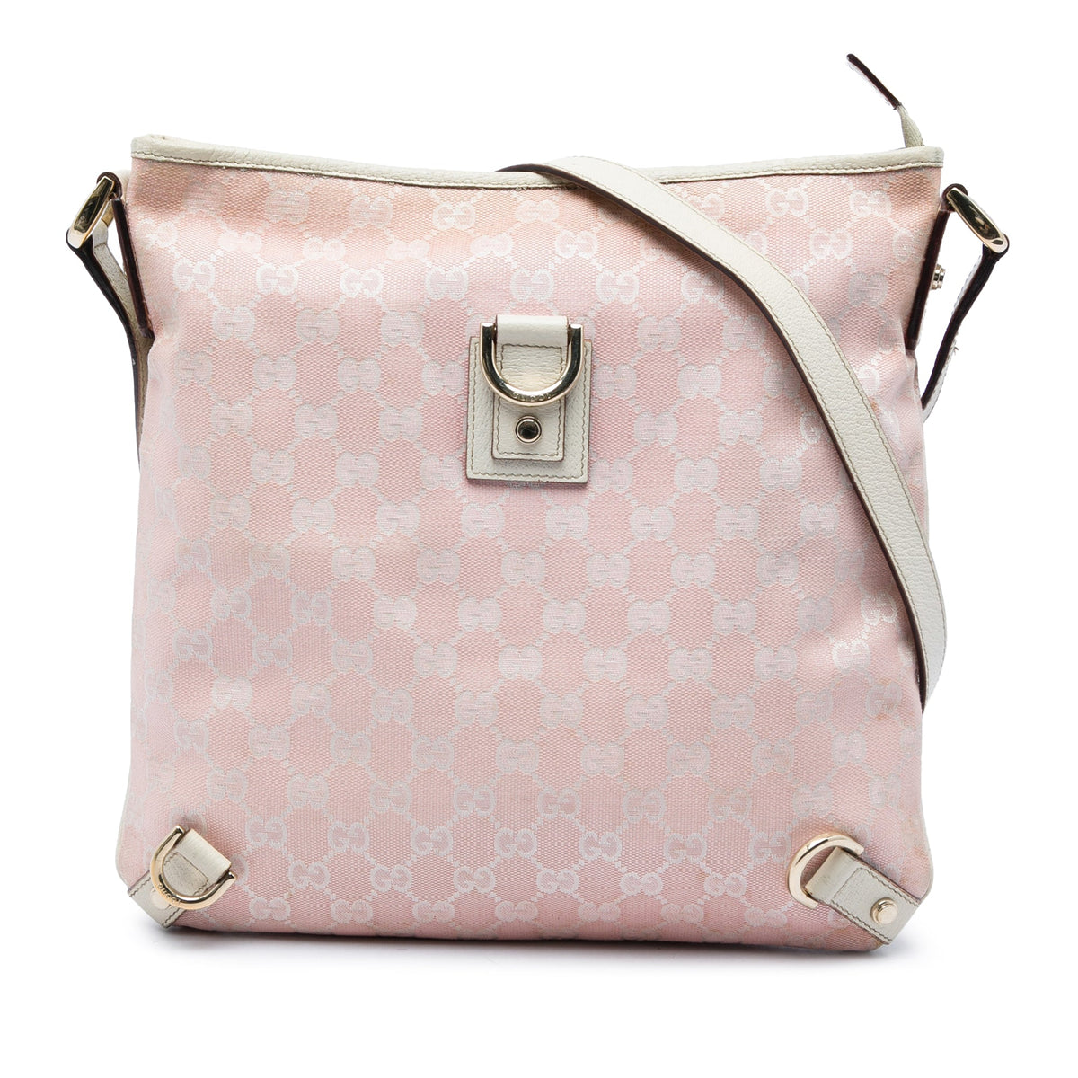 Gucci GG Canvas Abbey D Ring Crossbody — Pink