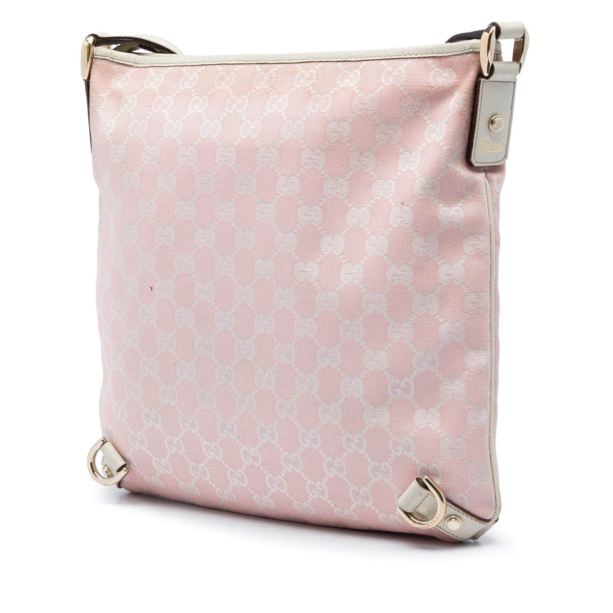 Gucci GG Canvas Abbey D Ring Crossbody — Pink