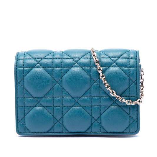 Dior Lambskin Cannage Waist Pouch on Chain