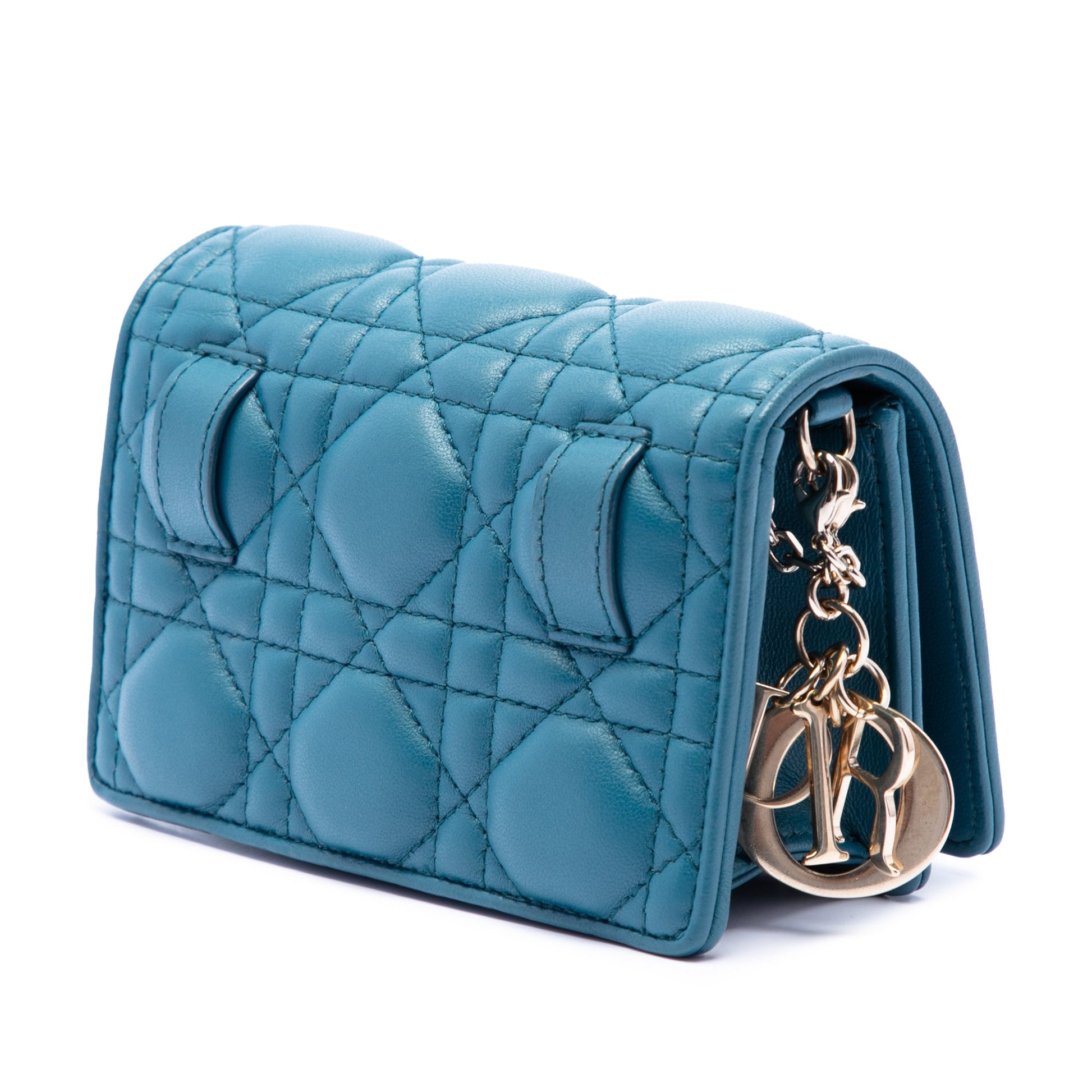 Dior Lambskin Cannage Waist Pouch on Chain
