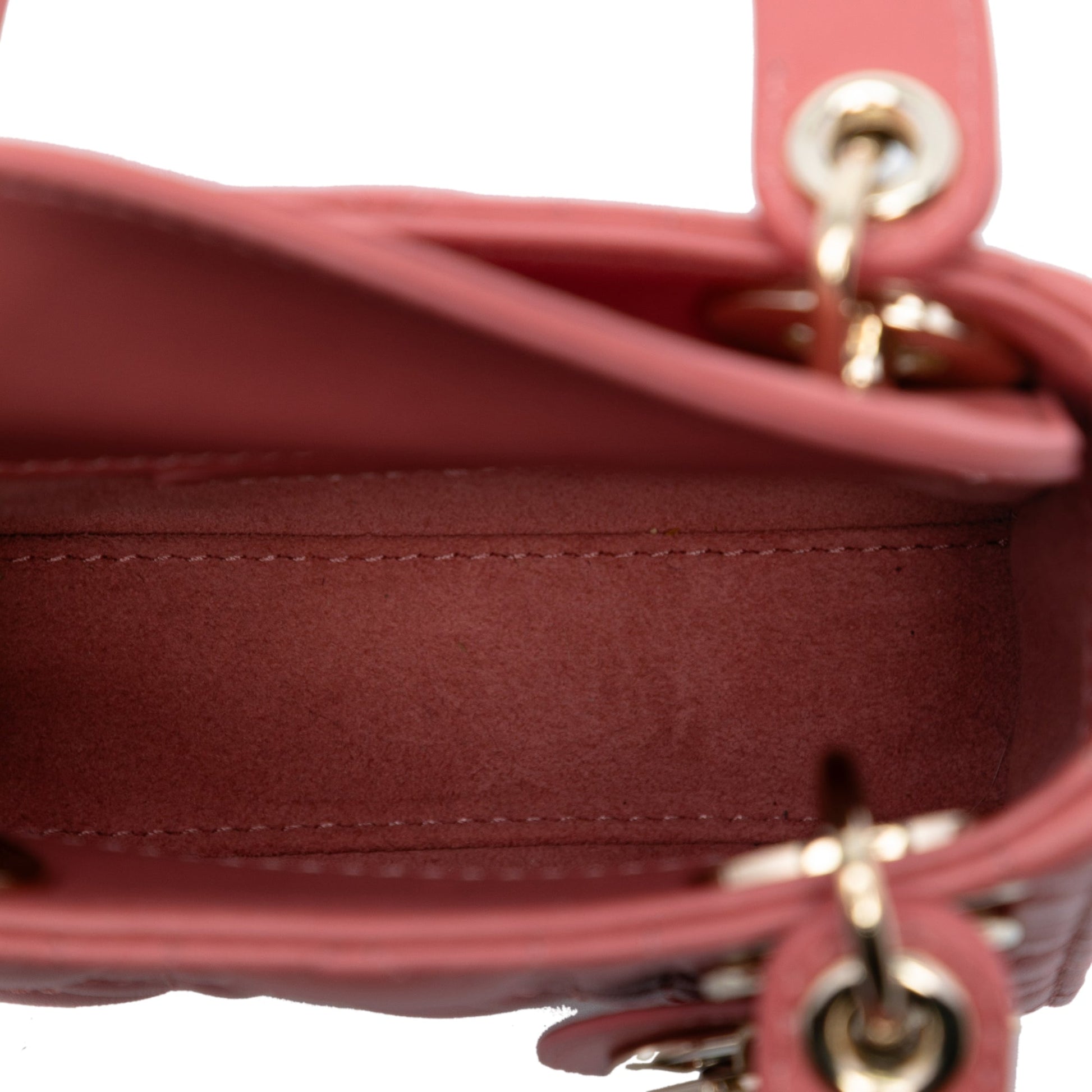 Dior Micro Lambskin Cannage Lady Dior