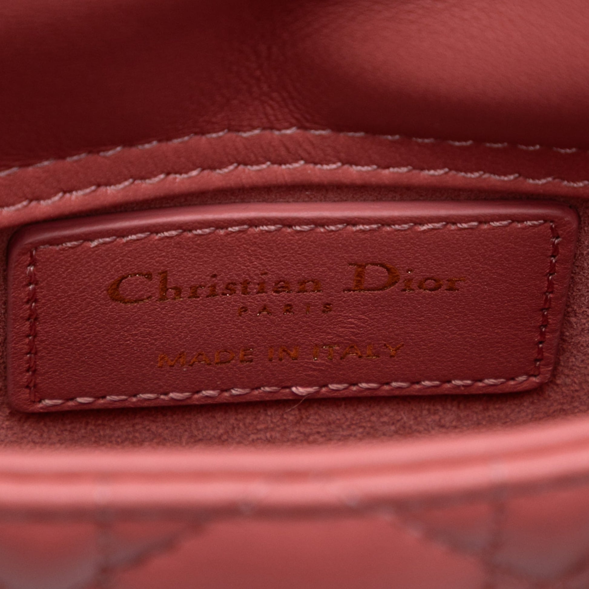 Dior Micro Lambskin Cannage Lady Dior