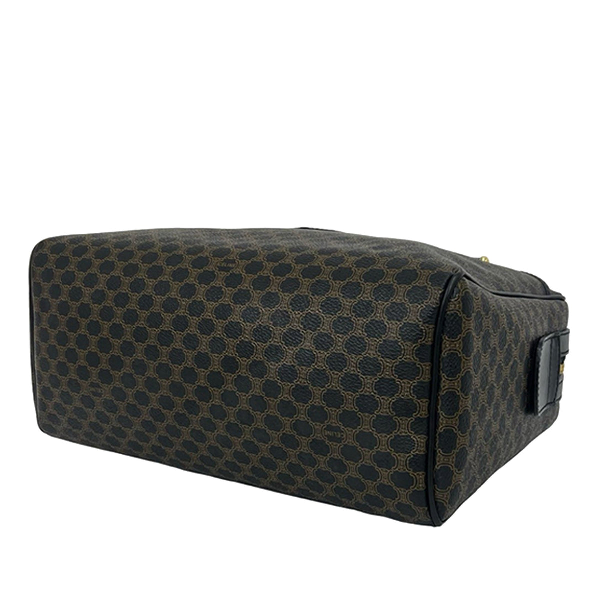 Celine Macadam Coated Canvas Boston Bag