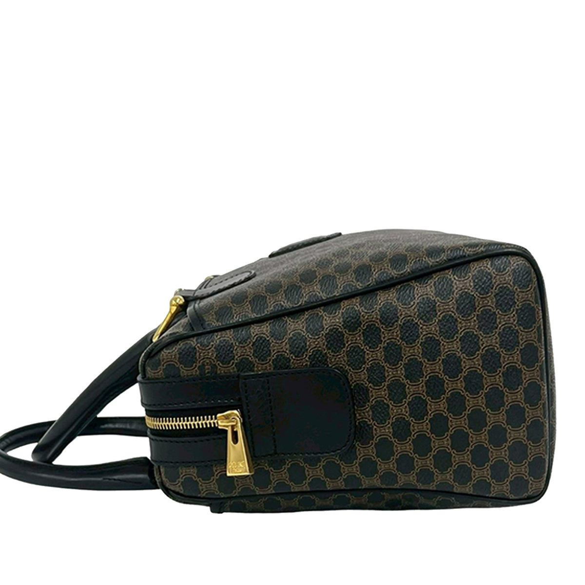 Celine Macadam Coated Canvas Boston Bag