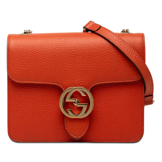 Gucci Small Dollar Calfskin Interlocking G Crossbody