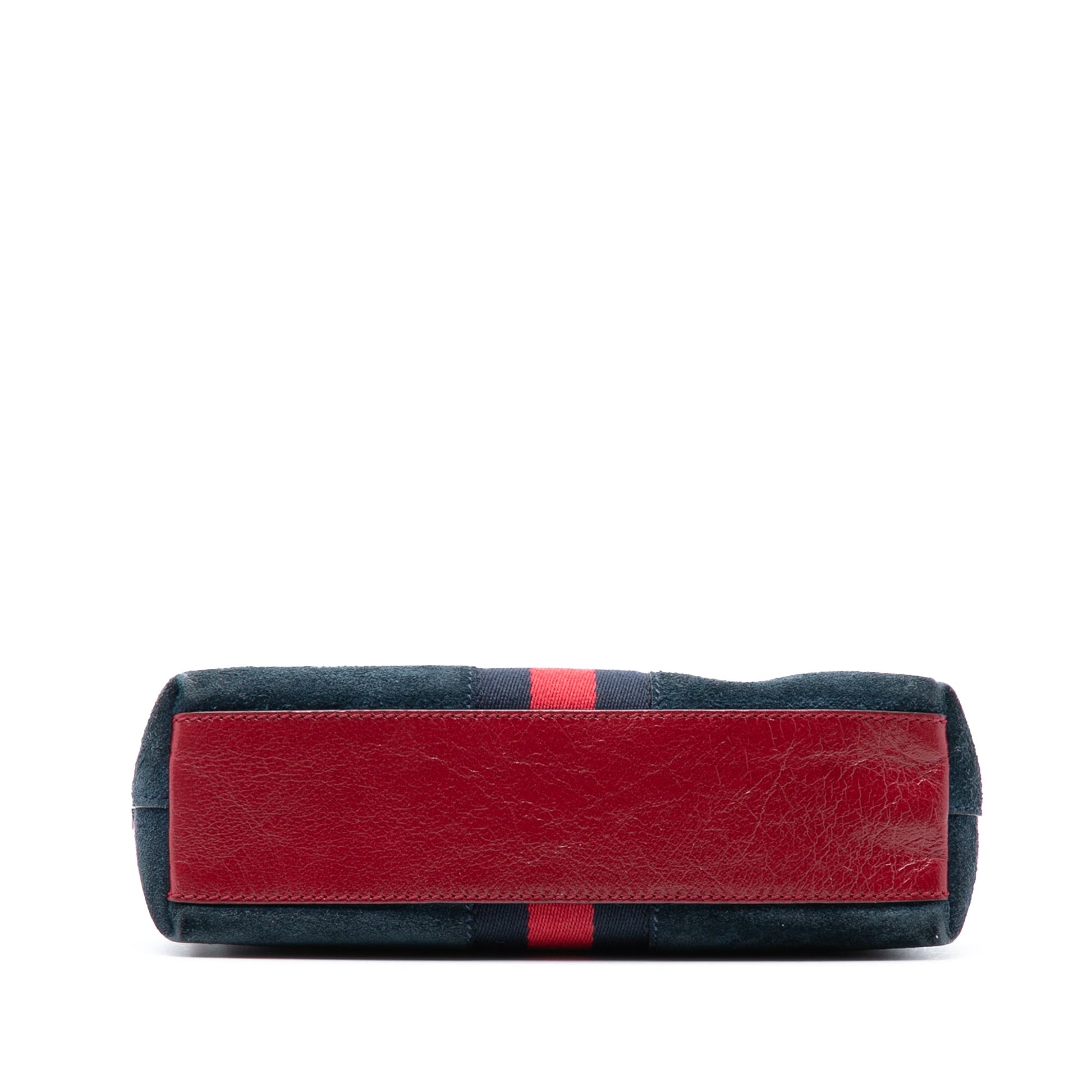 Gucci Small Suede Web Ophidia Dome Crossbody