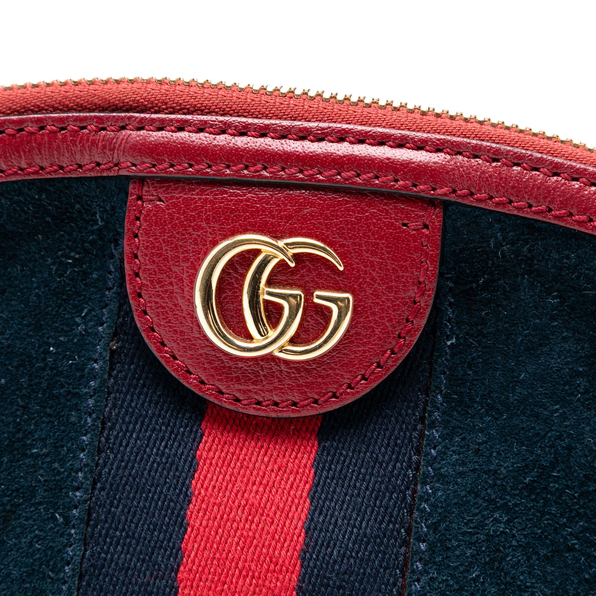 Gucci Small Suede Web Ophidia Dome Crossbody