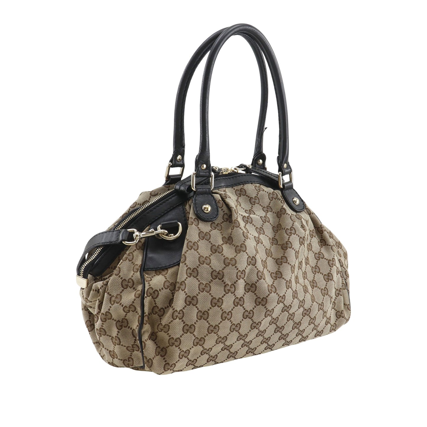 Gucci GG Canvas Sukey Satchel