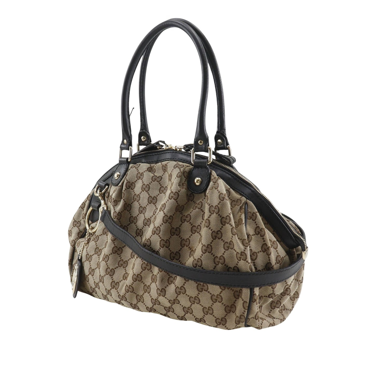Gucci GG Canvas Sukey Satchel