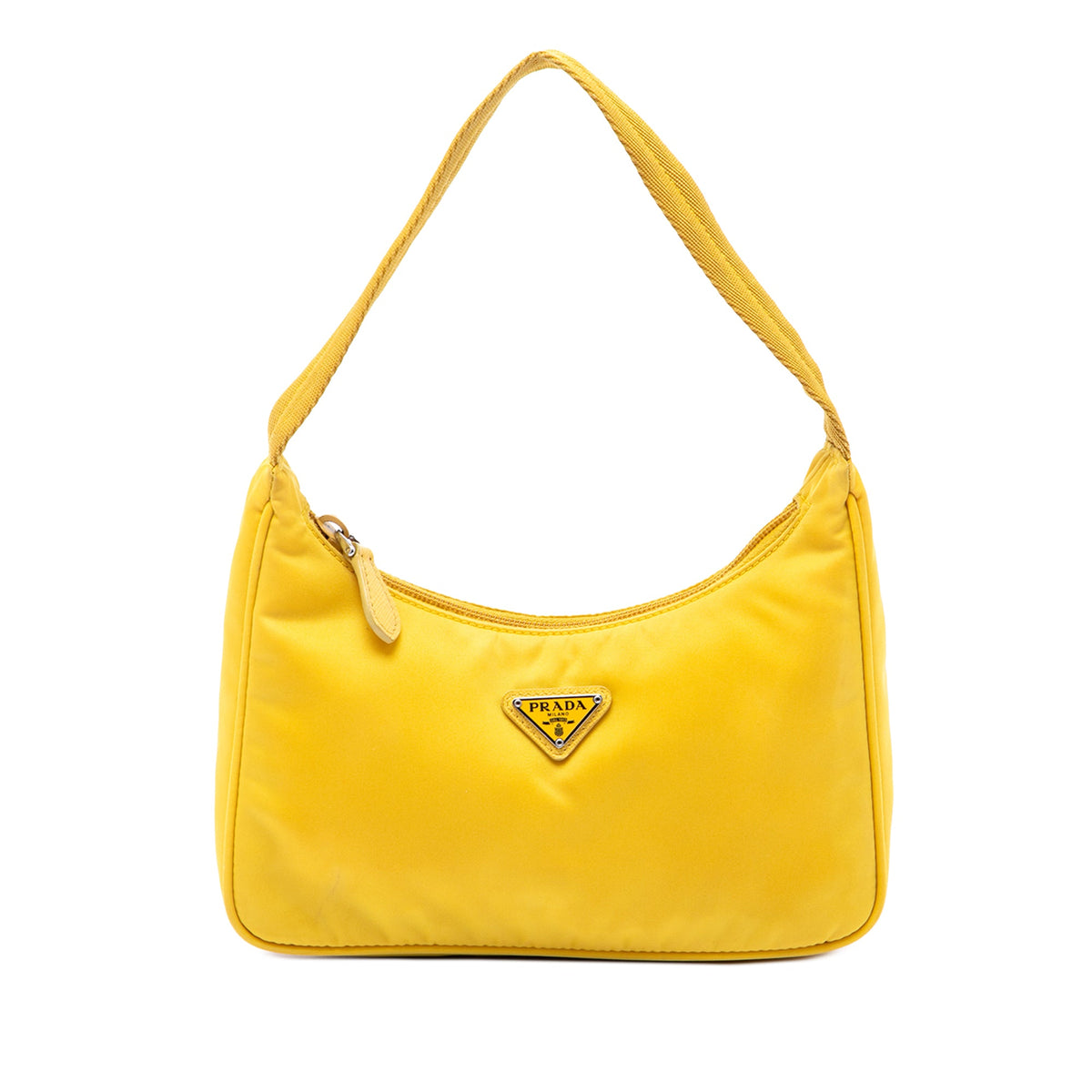 Prada Mini Tessuto Re Edition 2000 Shoulder Bag — Yellow