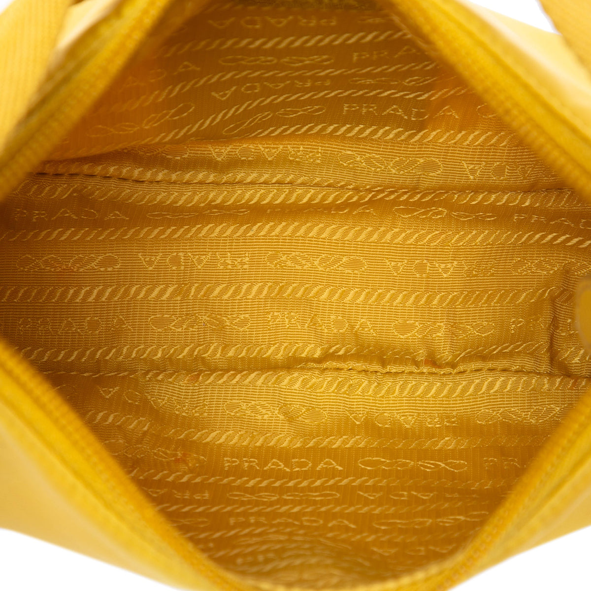 Prada Mini Tessuto Re Edition 2000 Shoulder Bag — Yellow
