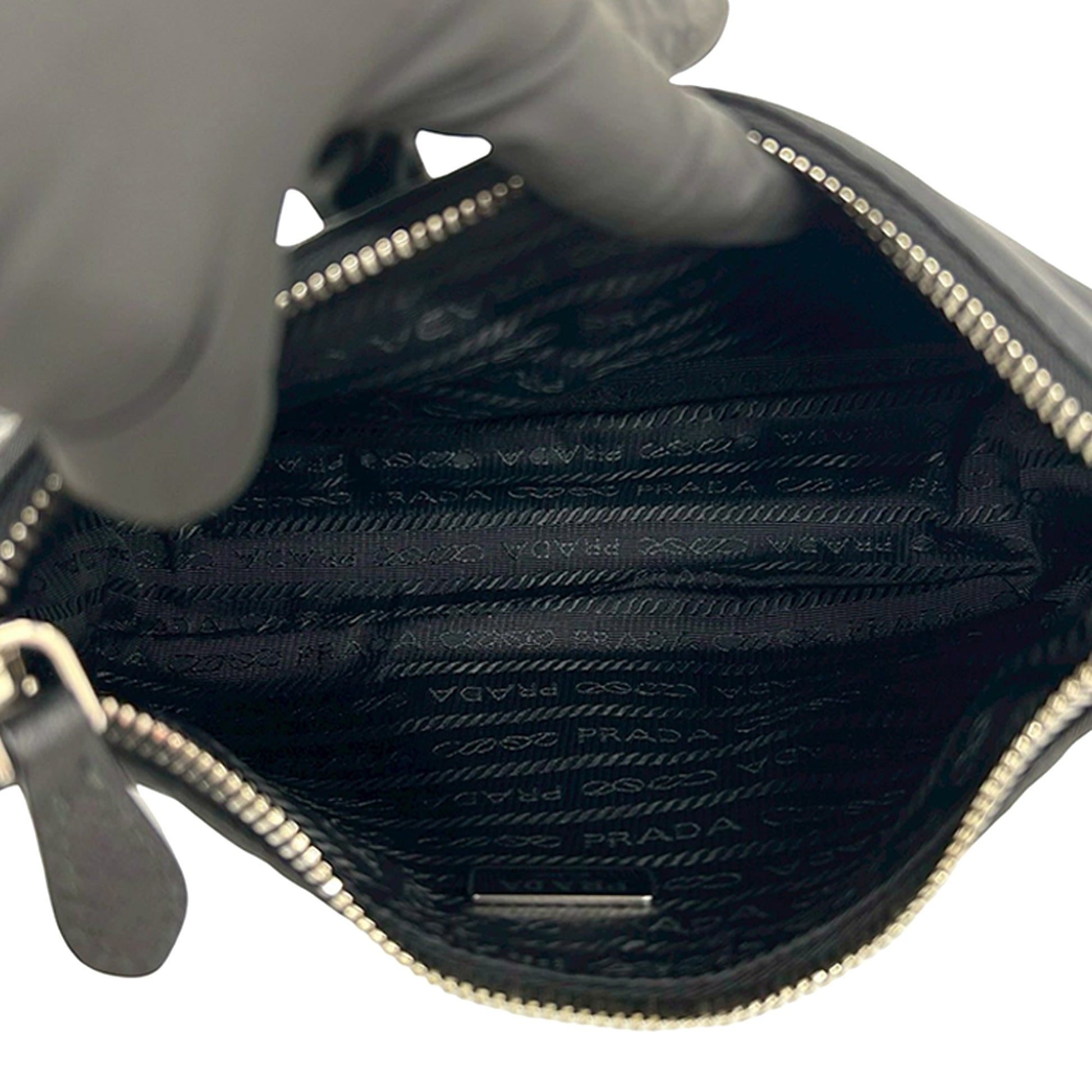 Prada Saffiano Trimmed Re Nylon Re Edition 2005 Satchel