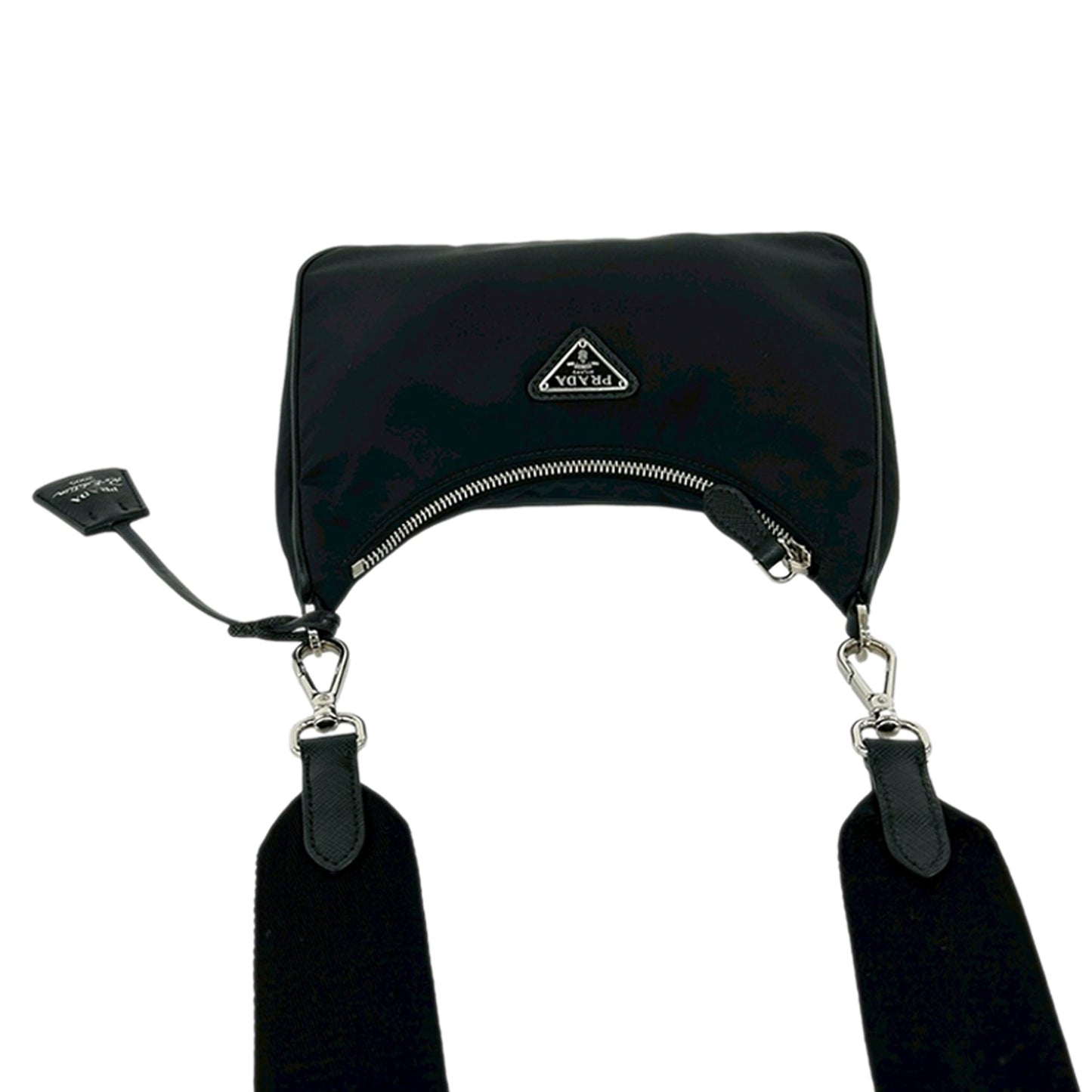 Prada Saffiano Trimmed Re Nylon Re Edition 2005 Satchel
