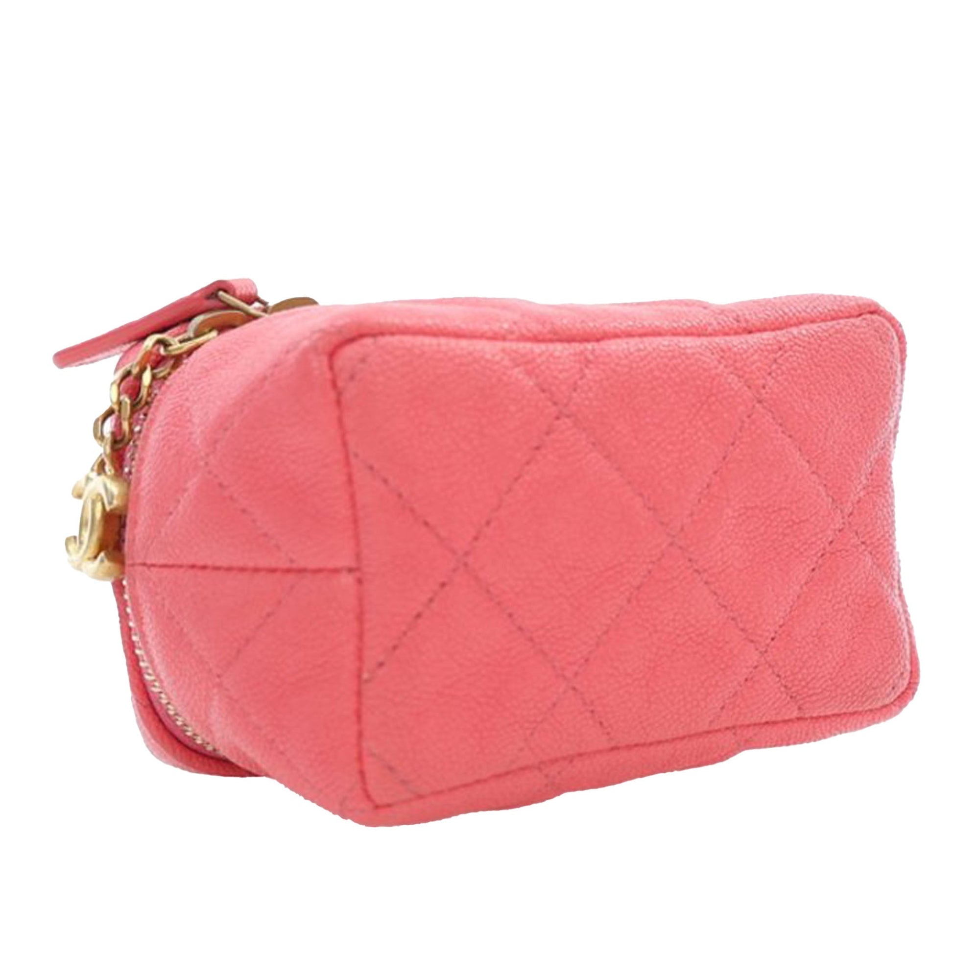 Chanel Mini CC Caviar Top Handle Vanity Case