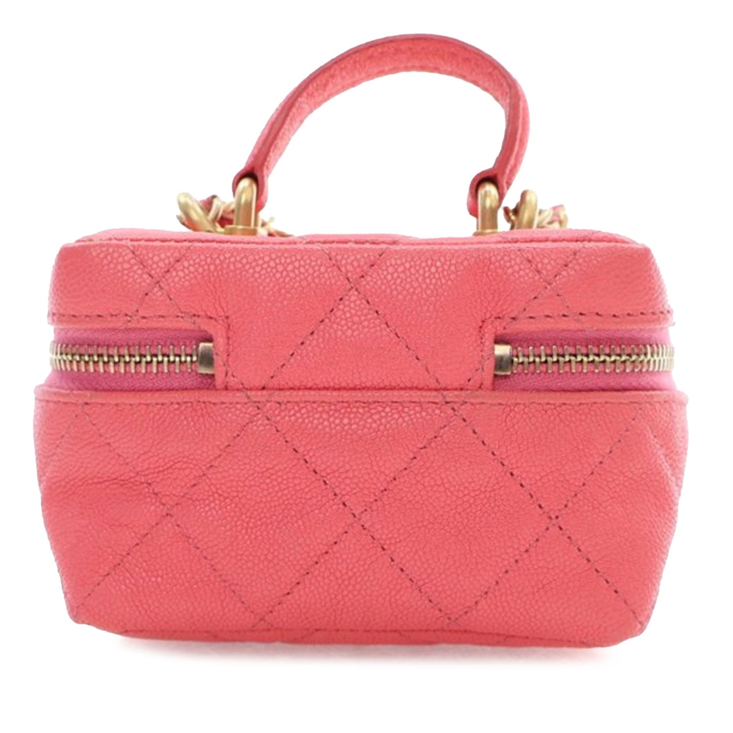 Chanel Mini CC Caviar Top Handle Vanity Case