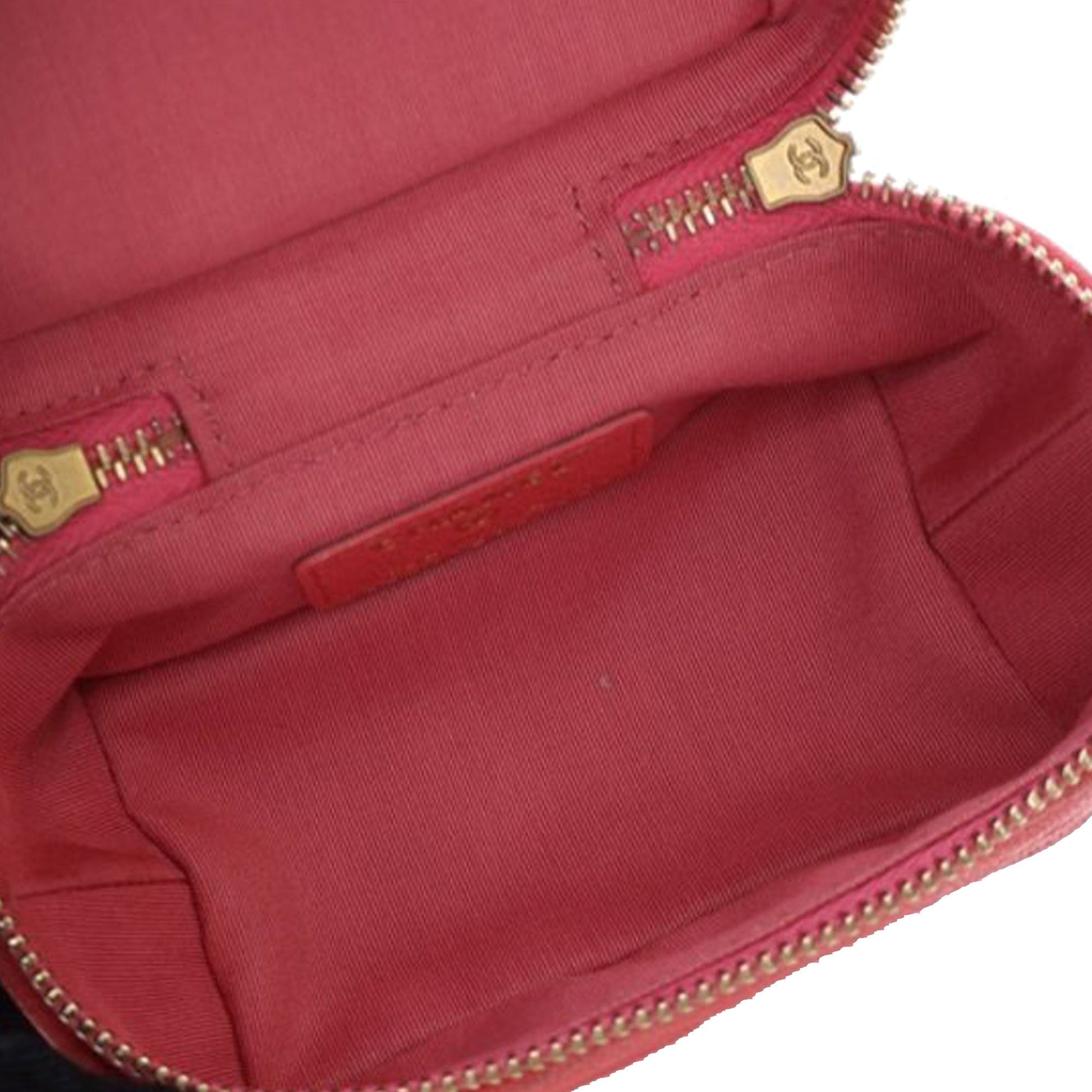 Chanel Mini CC Caviar Top Handle Vanity Case