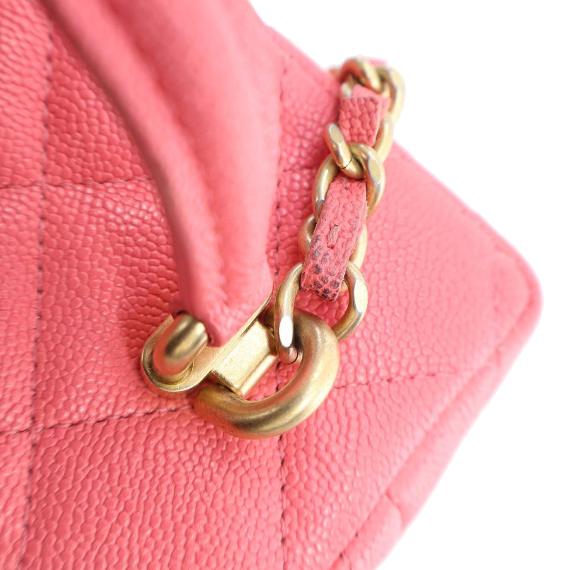 Chanel Mini CC Caviar Top Handle Vanity Case