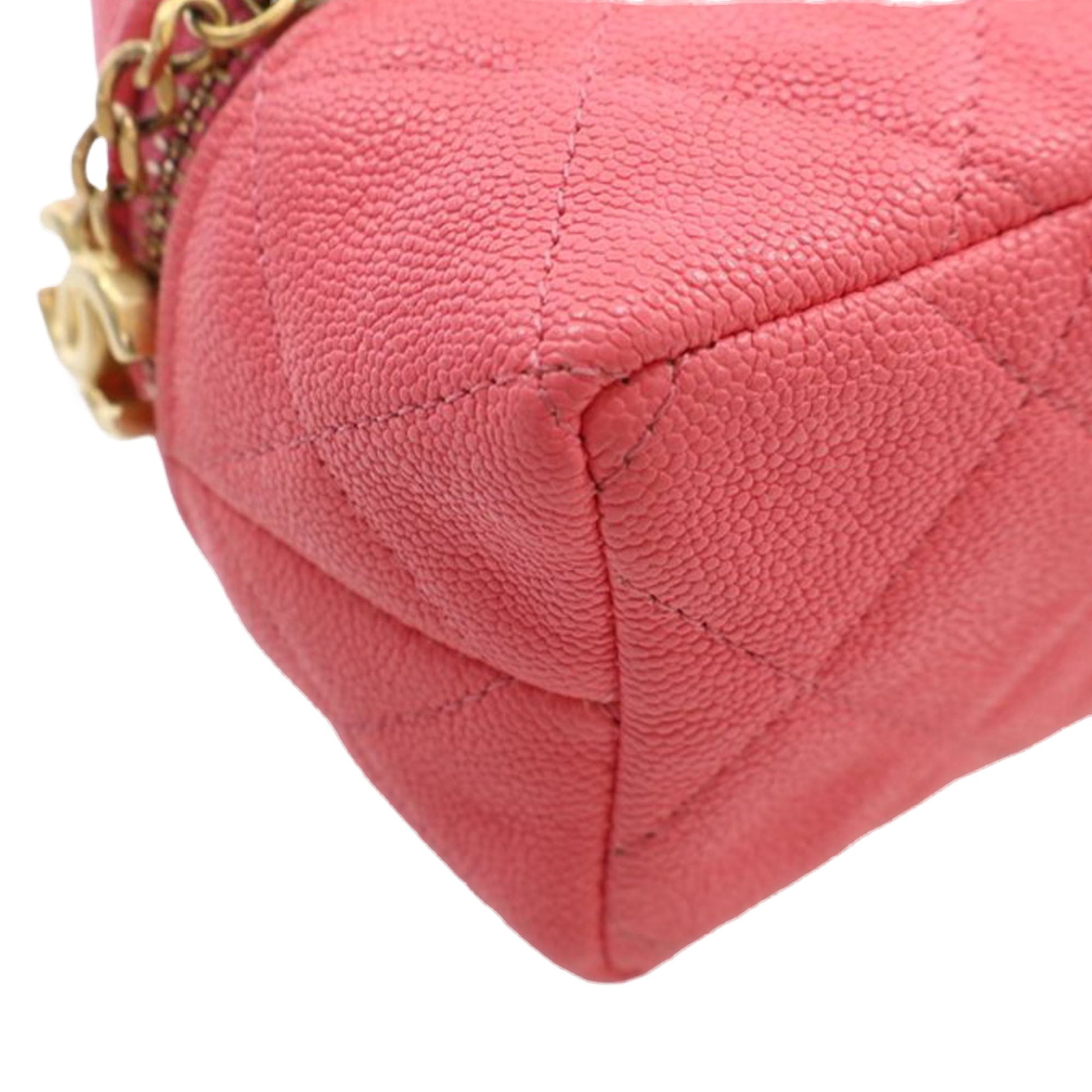 Chanel Mini CC Caviar Top Handle Vanity Case