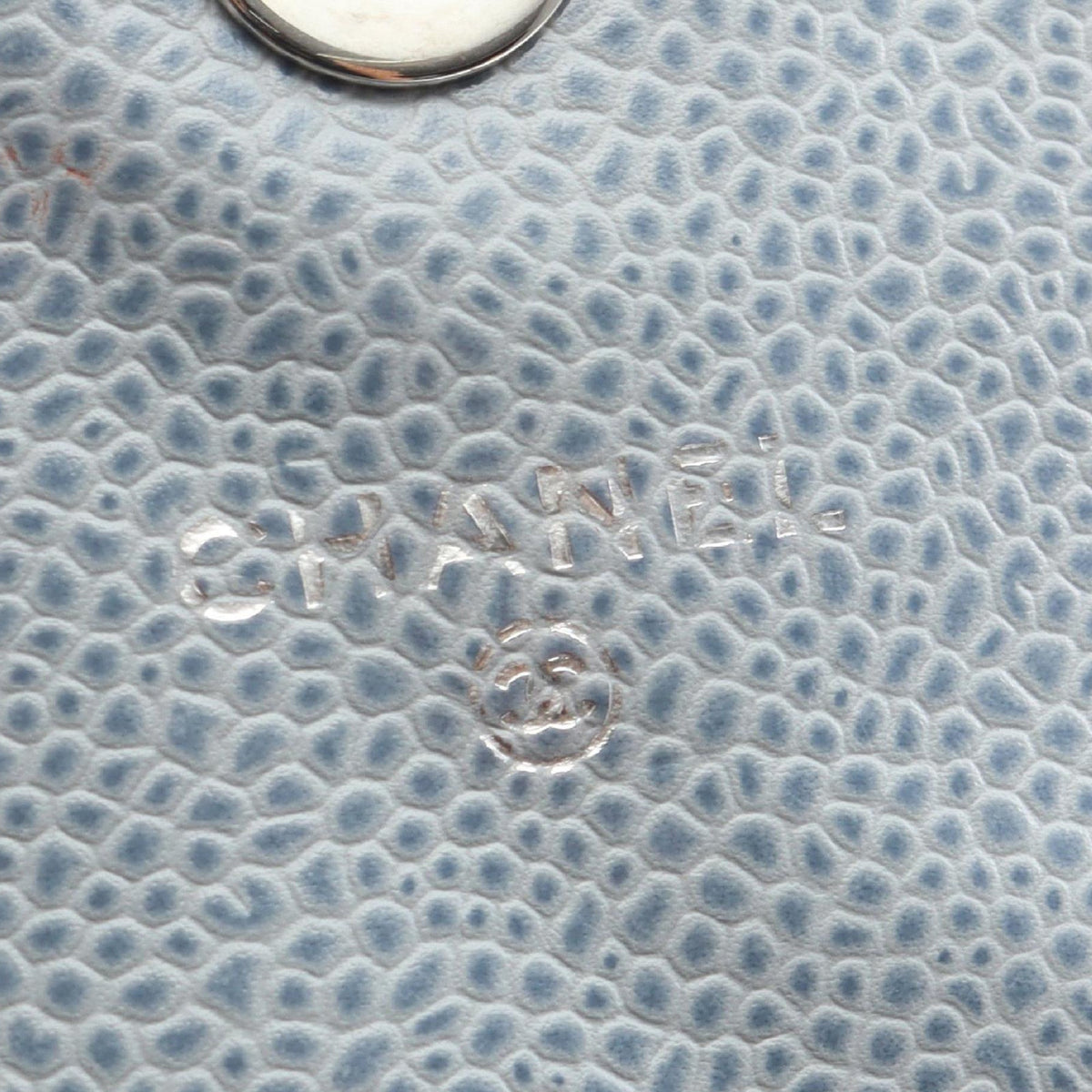 Chanel CC Caviar Half Moon Wallet on Chain