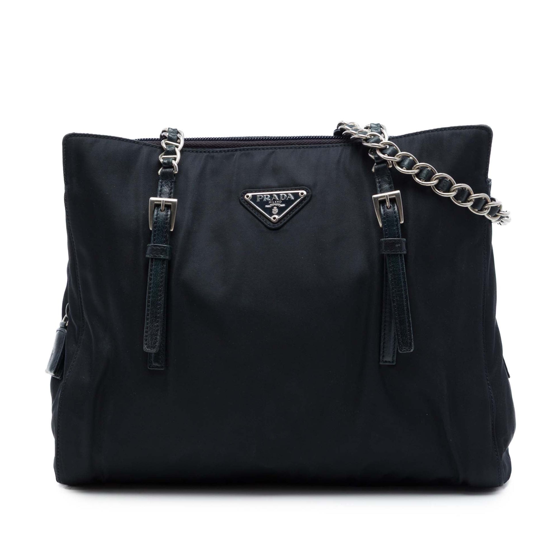 Prada Tessuto Chain Tote
