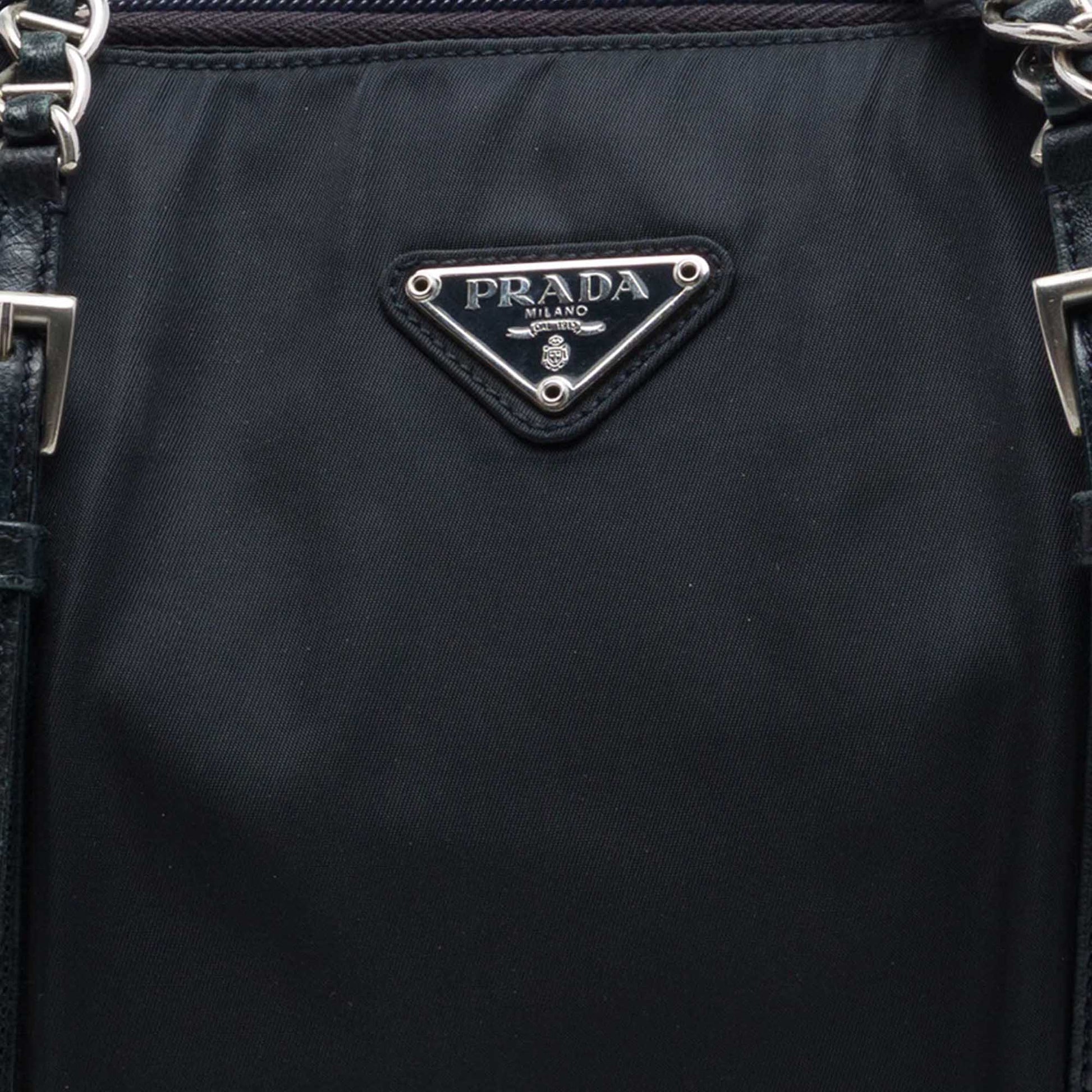 Prada Tessuto Chain Tote