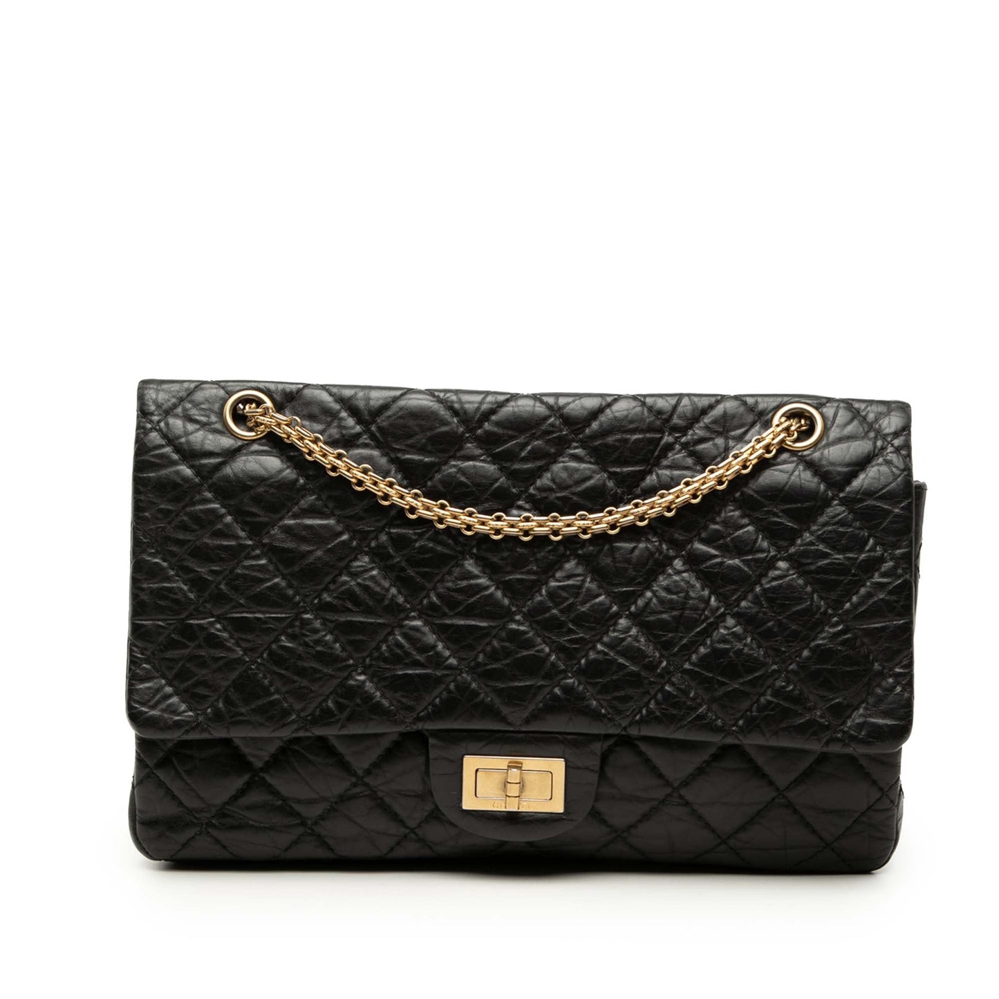 Chanel Quilted Aged Calfskin Reissue 2.55 Double Flap 227