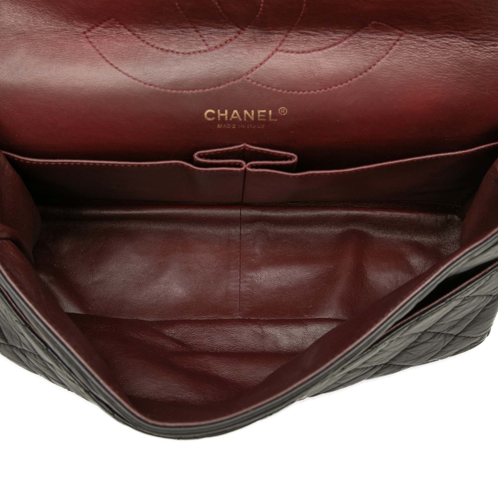 Chanel Quilted Aged Calfskin Reissue 2.55 Double Flap 227
