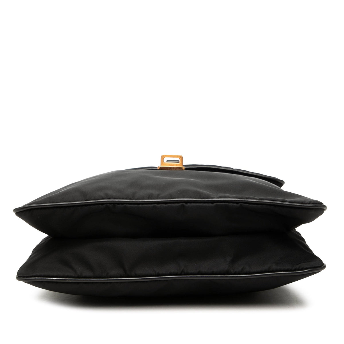 Prada Vitello Trimmed Tessuto Messenger Bag